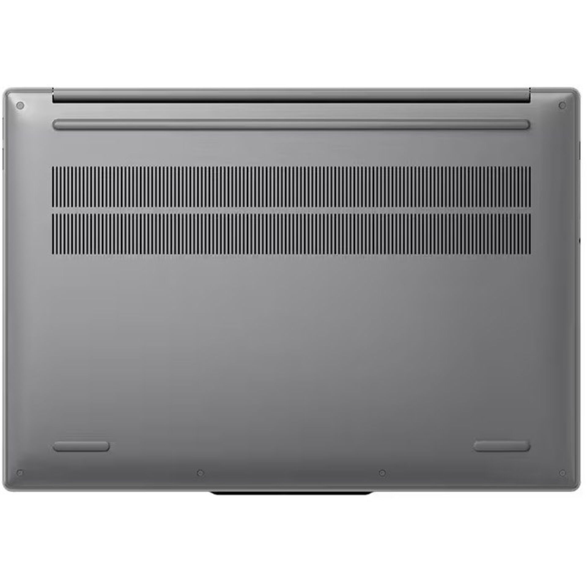 Laptop-Unterseite, Belüftungsgitter, Grau, Scharnierdeckel, Schlankes Profil
