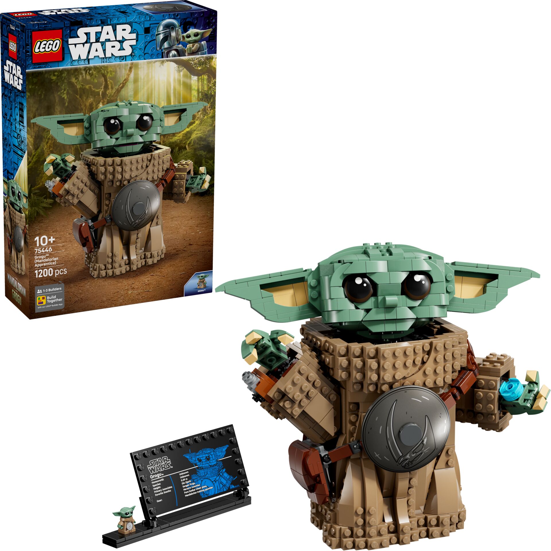 Star Wars, Grogu, Lego, Kleinkindfigur, Bricks Kopf
