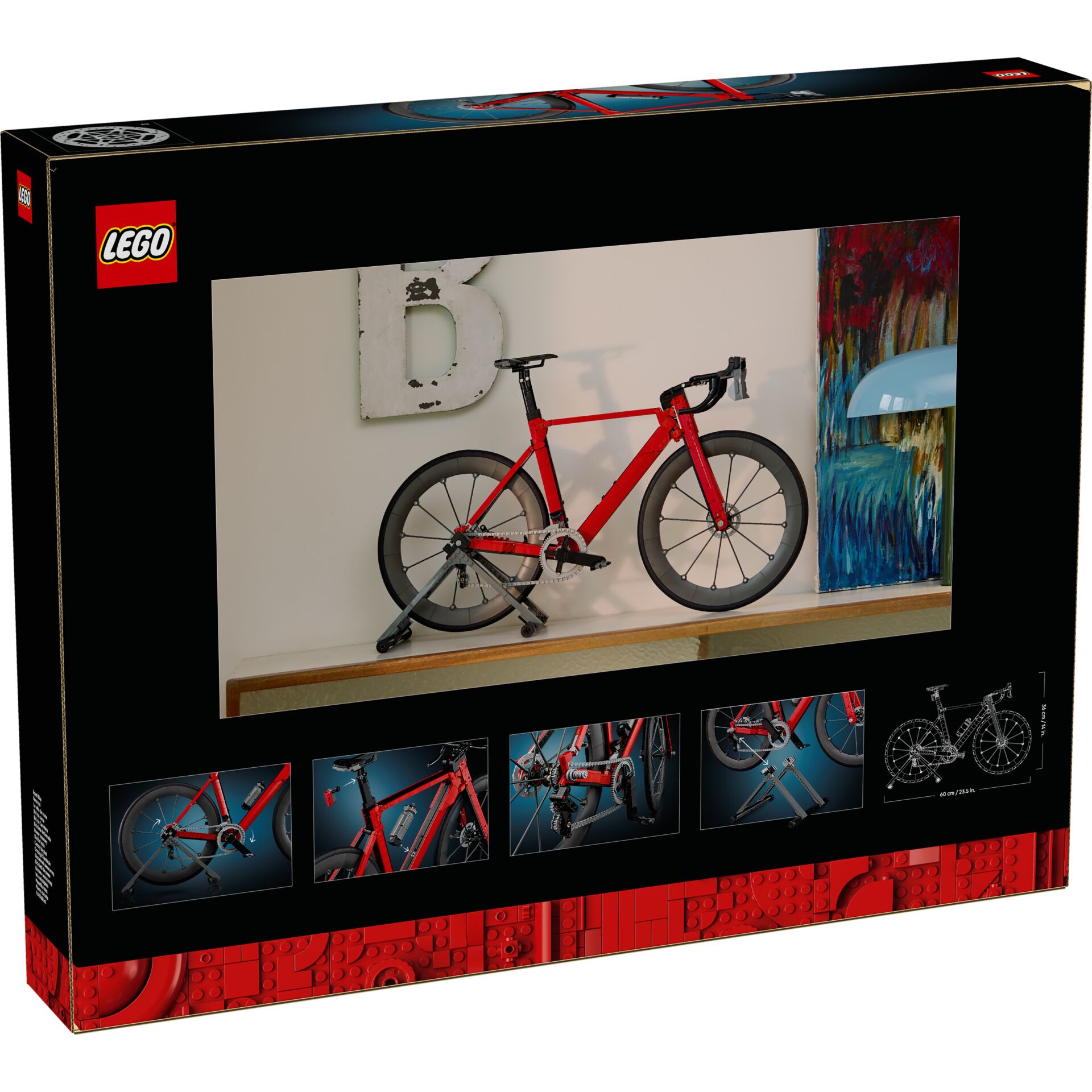 Fahrrad, Lego Set, Rennrad, Rot, Modellbau