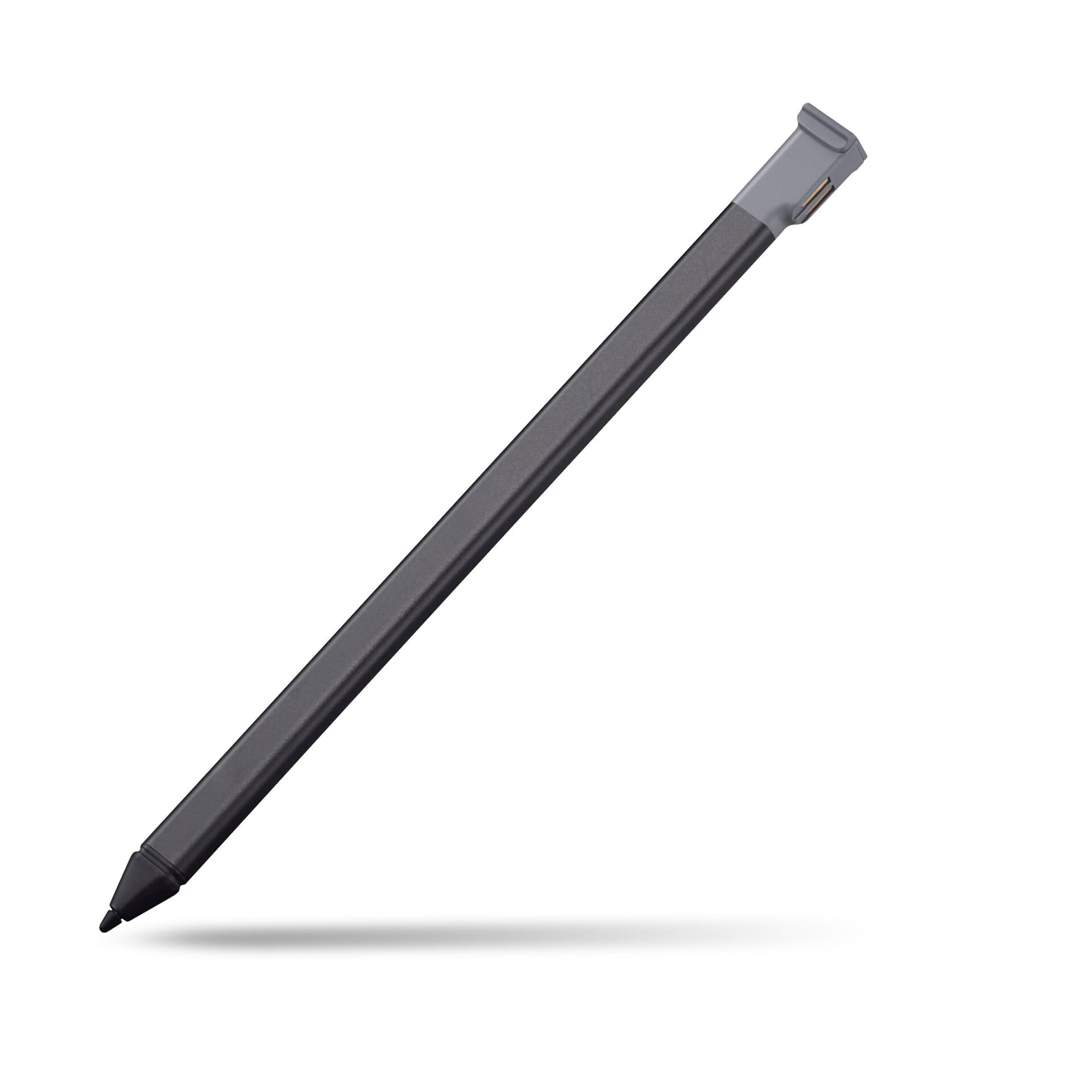 Eingabestift, Digitalstift, dunkelgrau, Stiftspitze, seitliche Taste