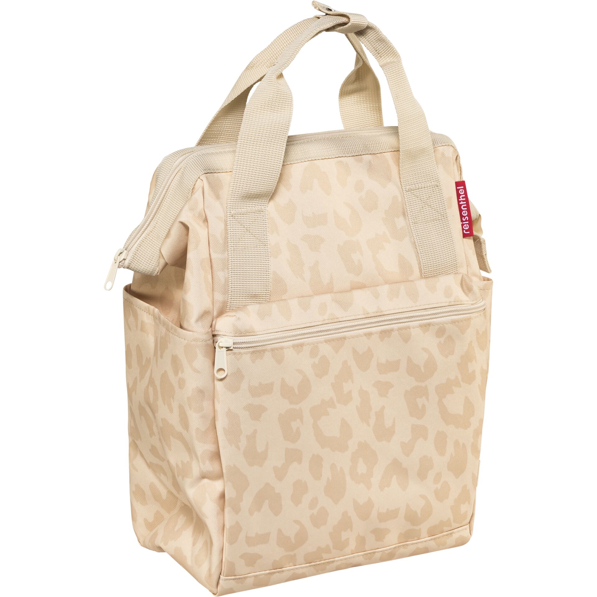 Tasche, Umhängetasche, Leopardenmuster, Beuteltasche, Körperfarbe beige