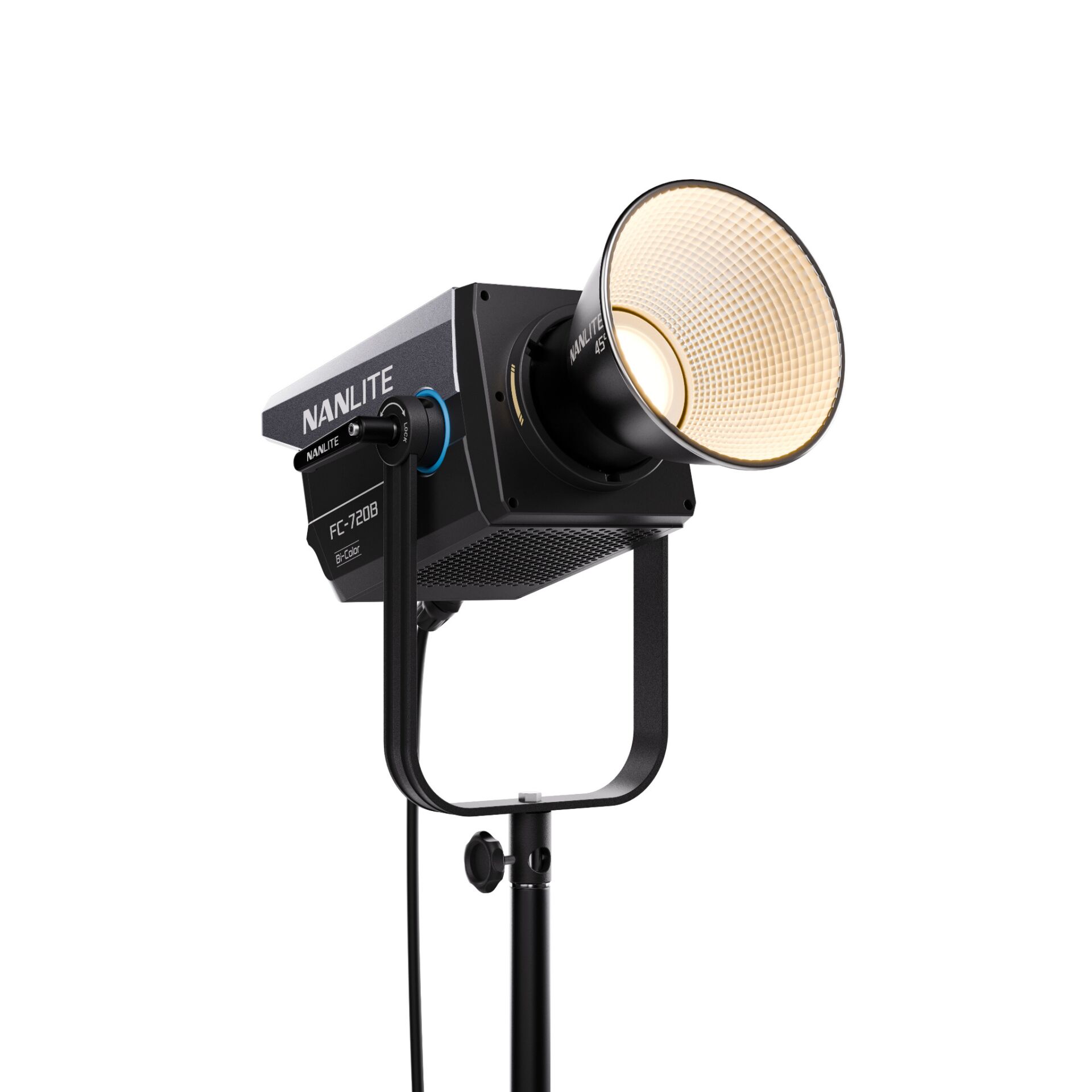 Studio-Licht, LED-Spotlicht, Bowens-Anschluss, Bi-Color, Stativmontiert