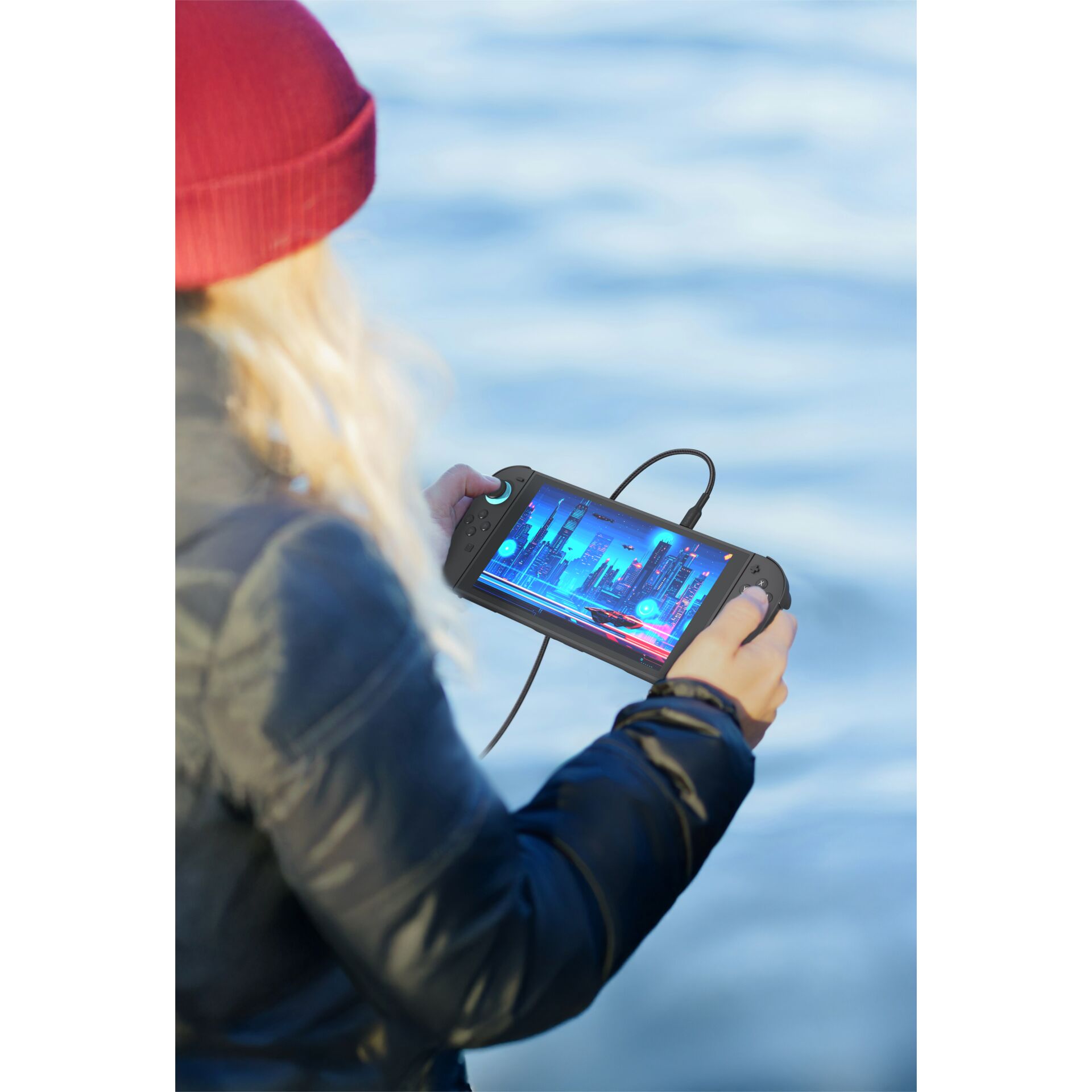 Photographie, Telefon, Handy, Mantel, Person