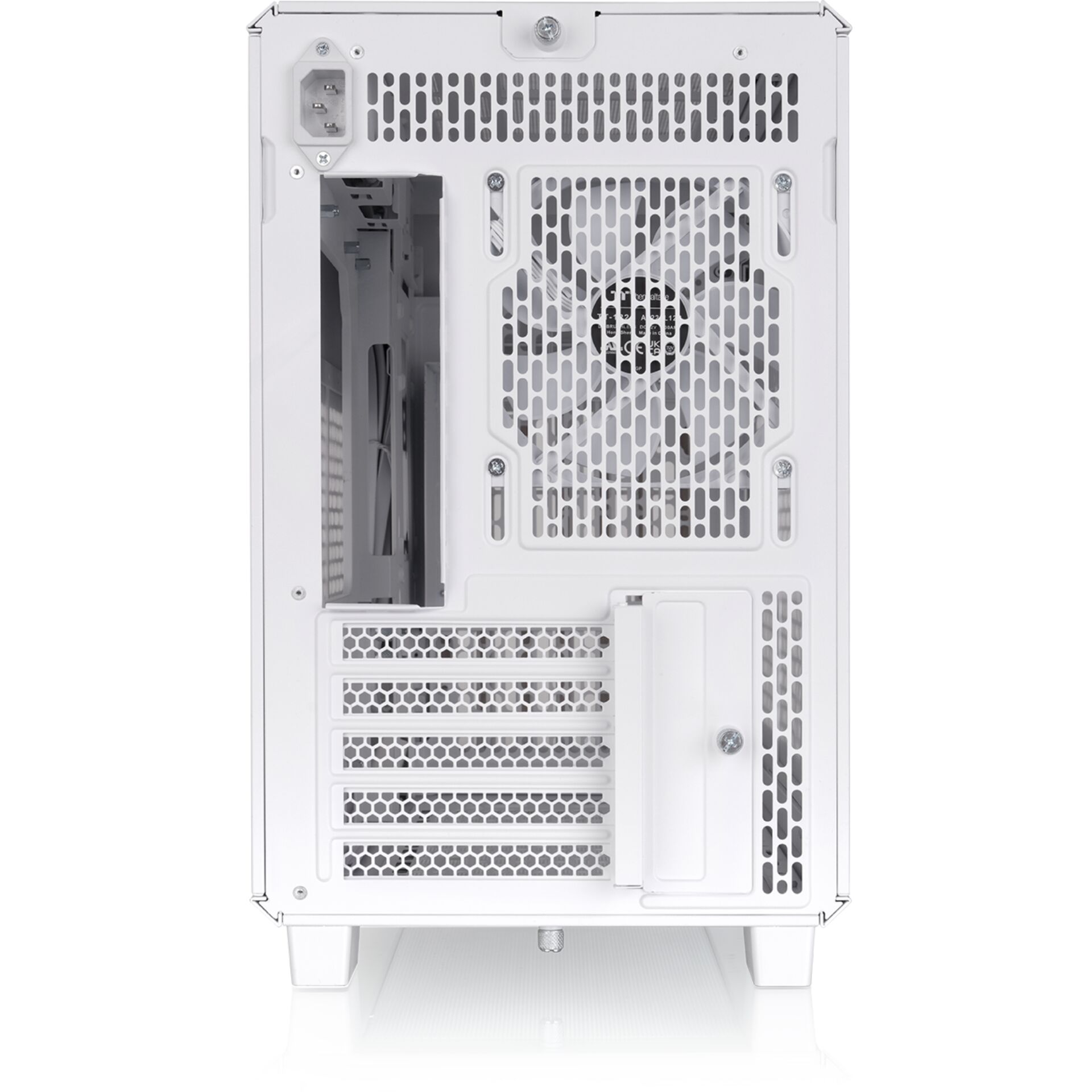 case, computer, turm, belüftung, rückseite