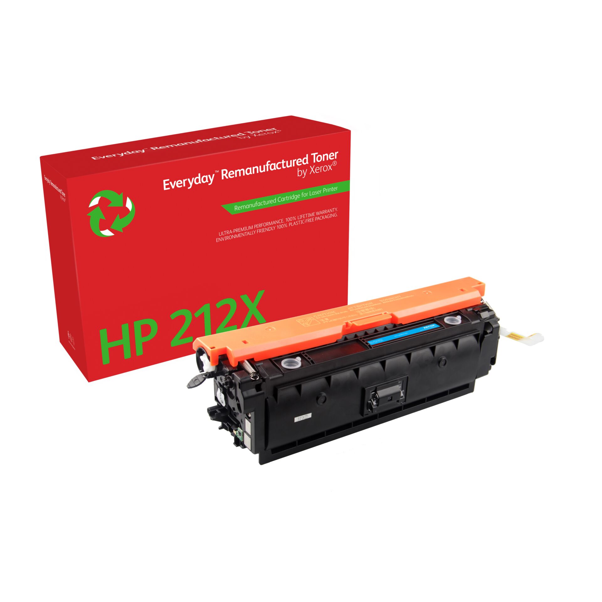 Tonerpatrone, HP 212X, re-manufactured, orange Trommel, Laserdrucker