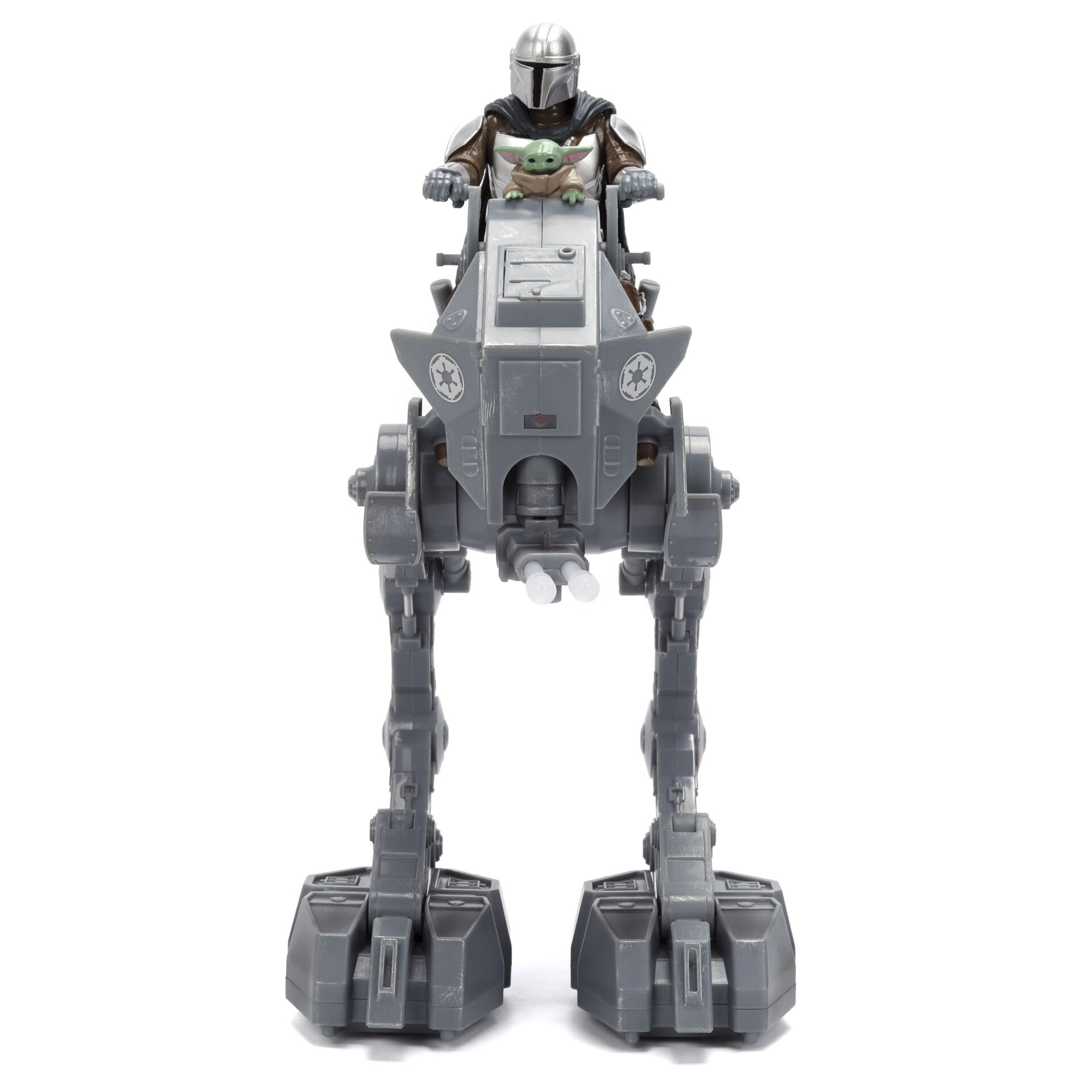 Klappfigur, Kampfroboter, Bausatz, Grau, BabyYoda-Ship