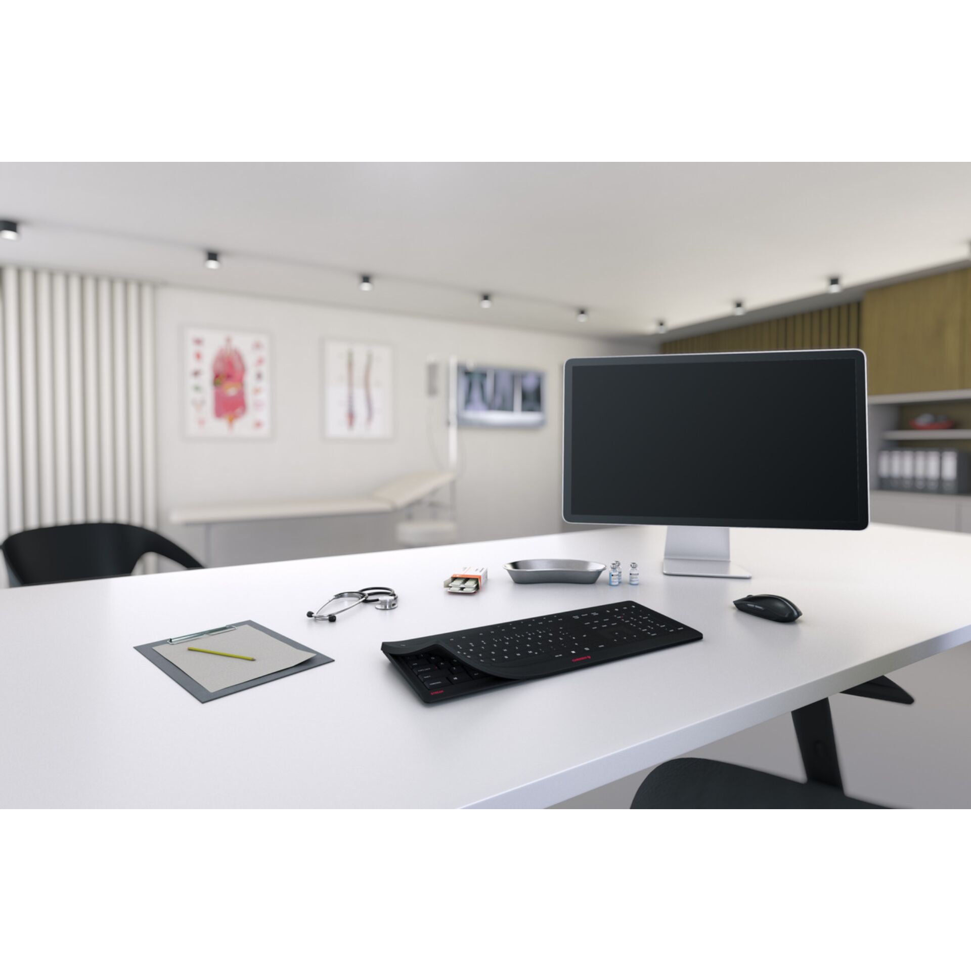 Computer-Tastatur, Tabelle, Überwachen, Bildschirm, Drinnen