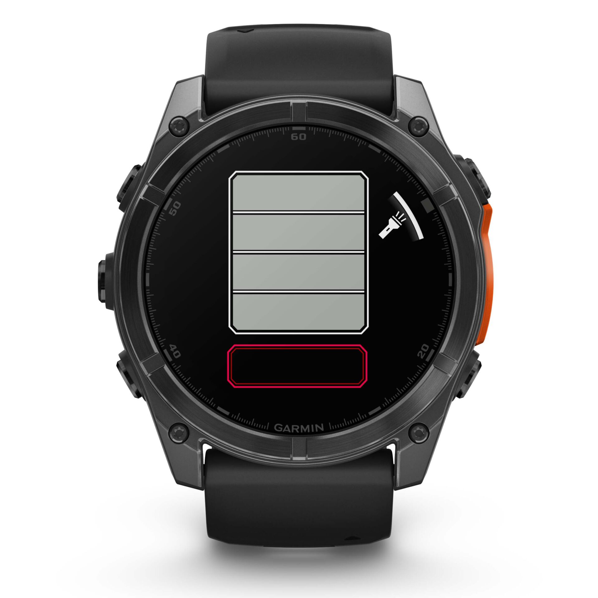 Uhren, Smartwatch, Rundes Gehäuse, Schwarzes Armband, Ladeanzeige