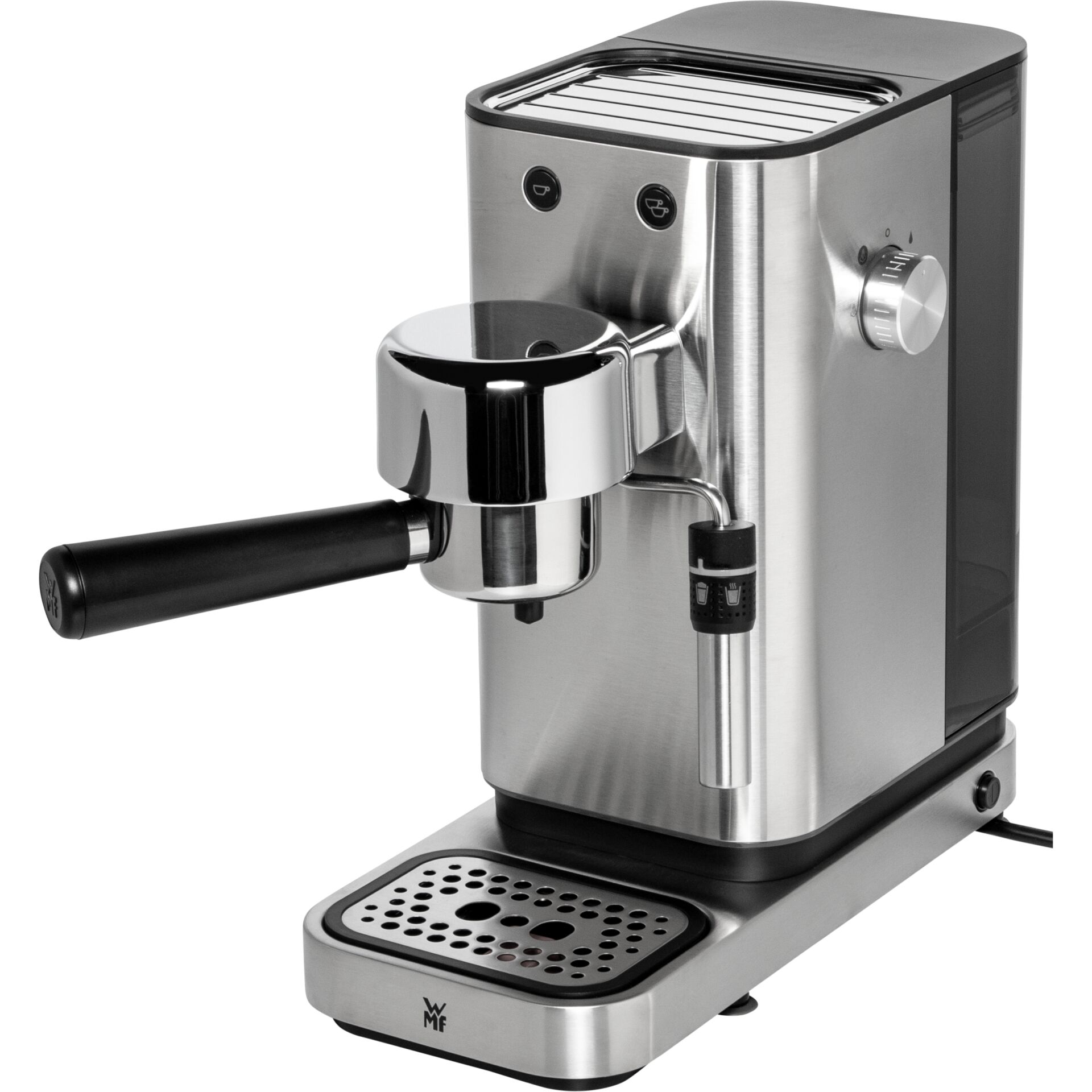 espresso maschine, kaffeemaschine, milchschaum, einstellbare dosierung, stahloptik