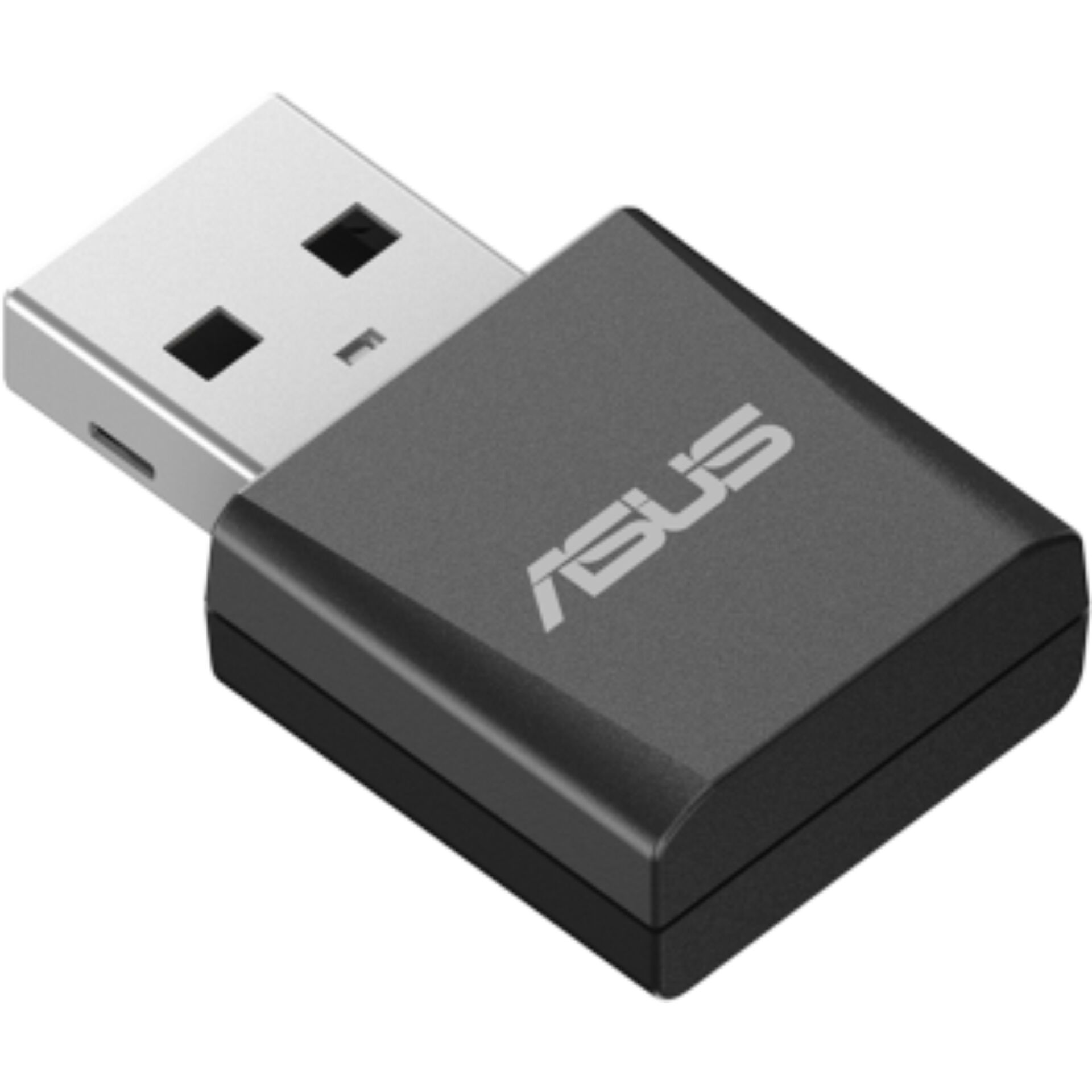 USB-WLAN-Adapter, USB-A-Stecker, Schwarzes Gehäuse, Kompakt