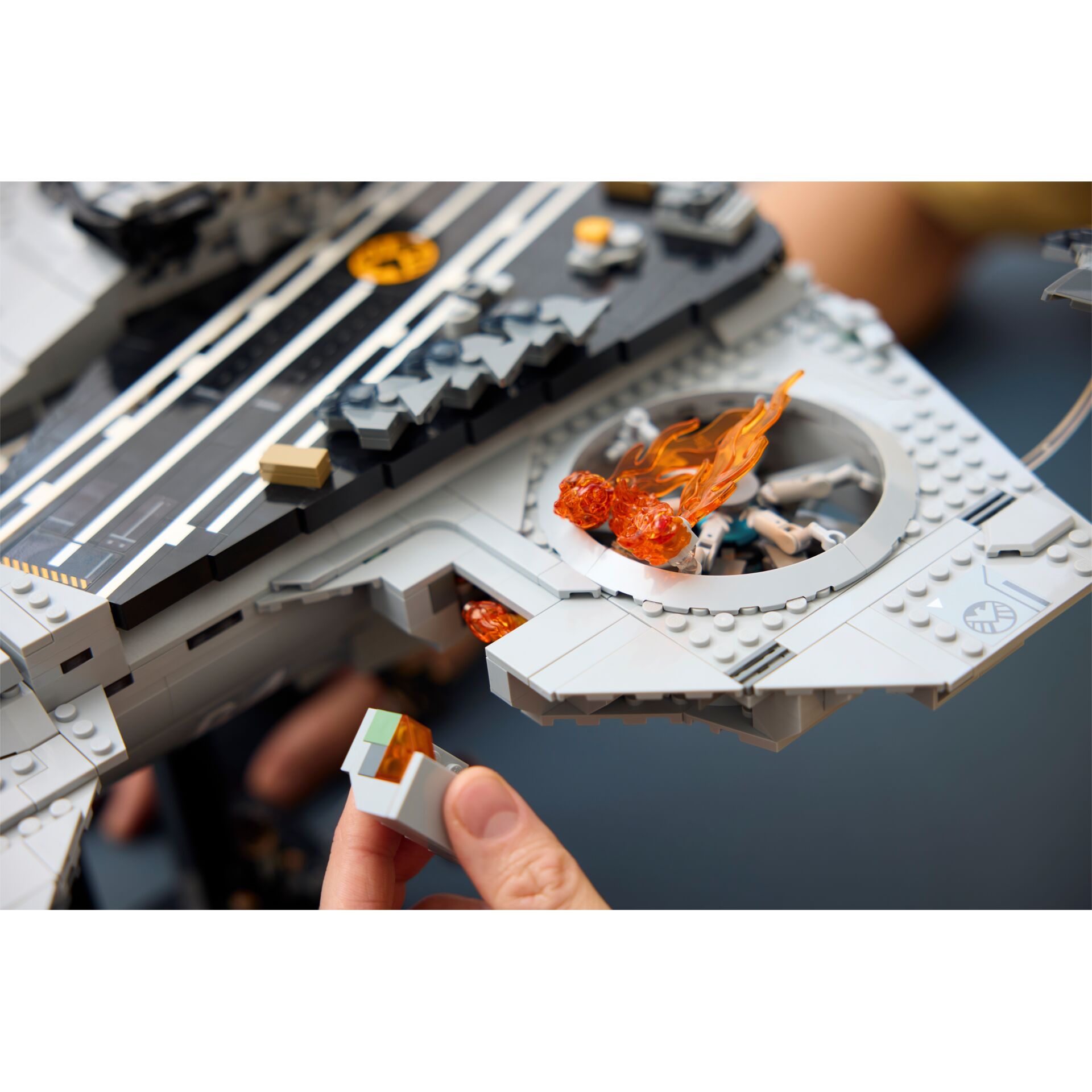 Lego, Spaceship, Flammen, Feuerball, Schiff
