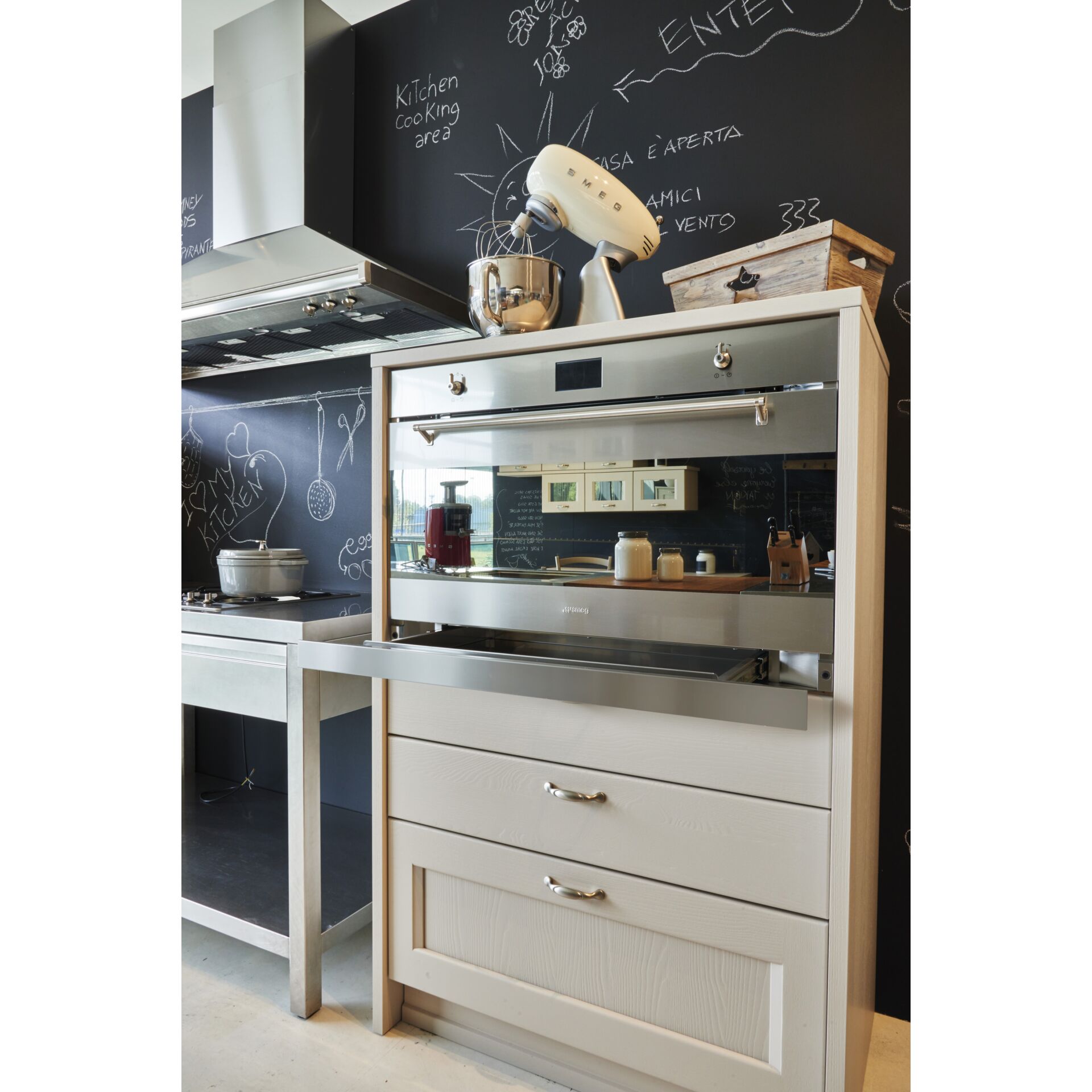 Drinnen, Küche, Innenarchitektur, Mobiliar