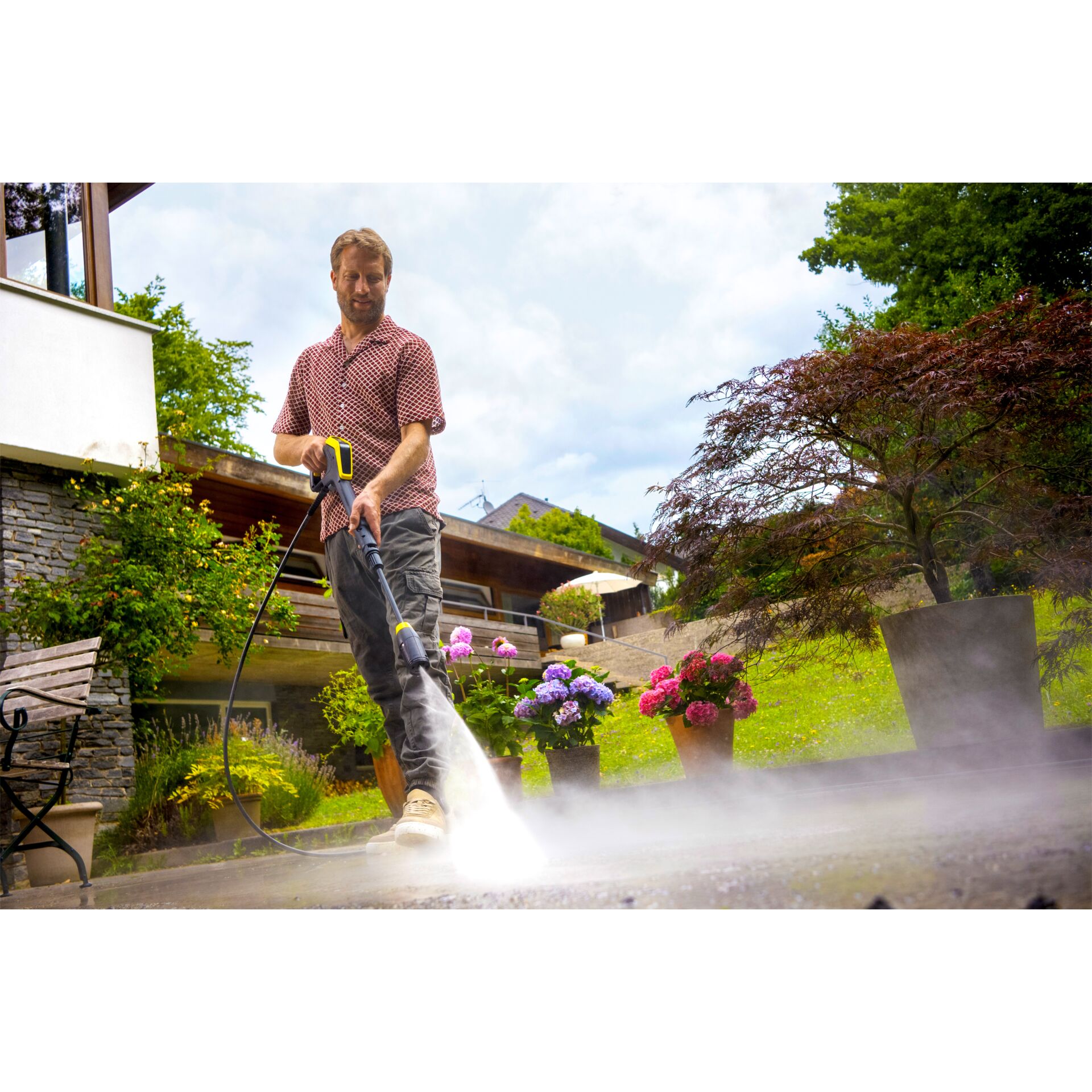 Gras, Rasen, Erwachsener, Mann, Person