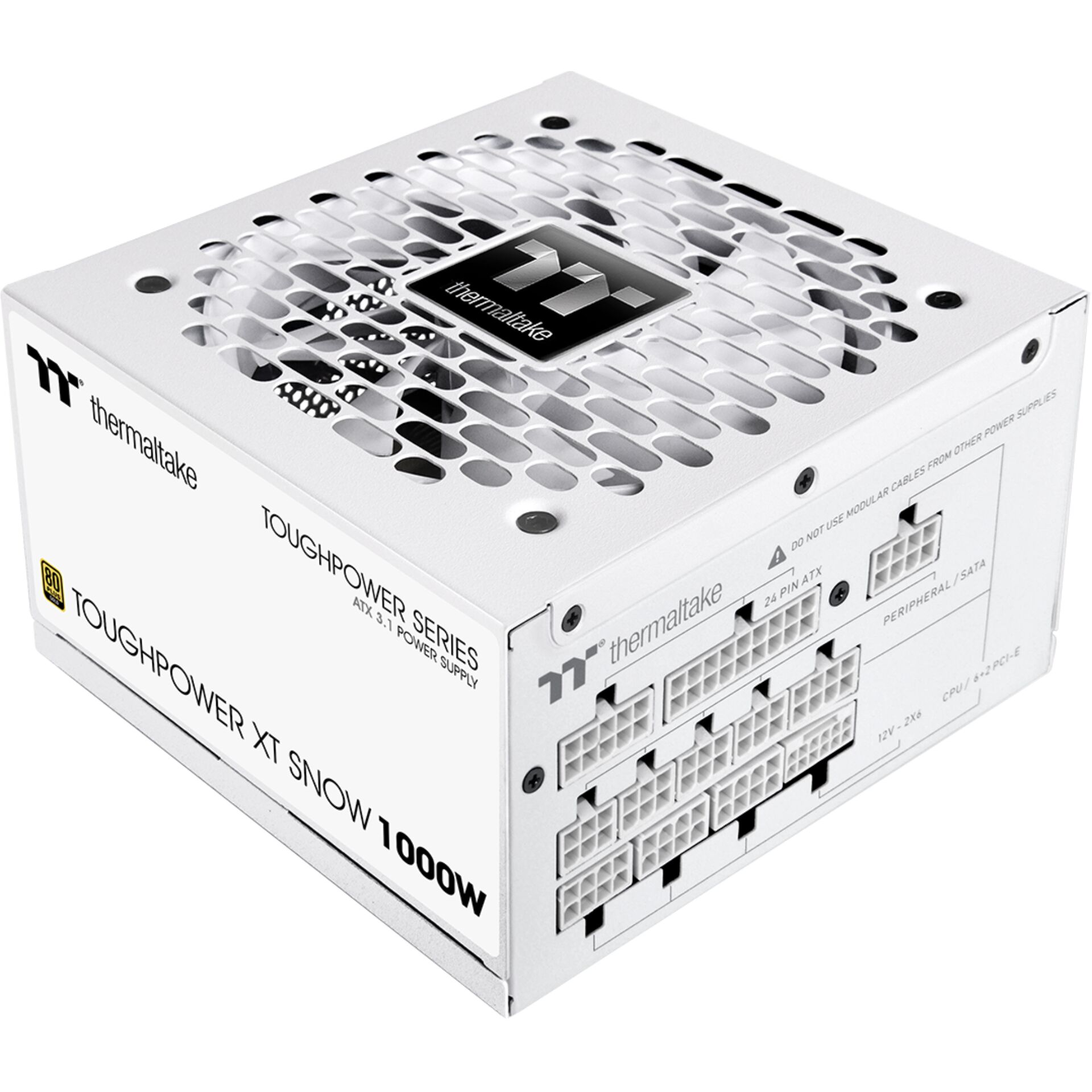 ATX, 1000W, modular, Stromversorgung, weiß
