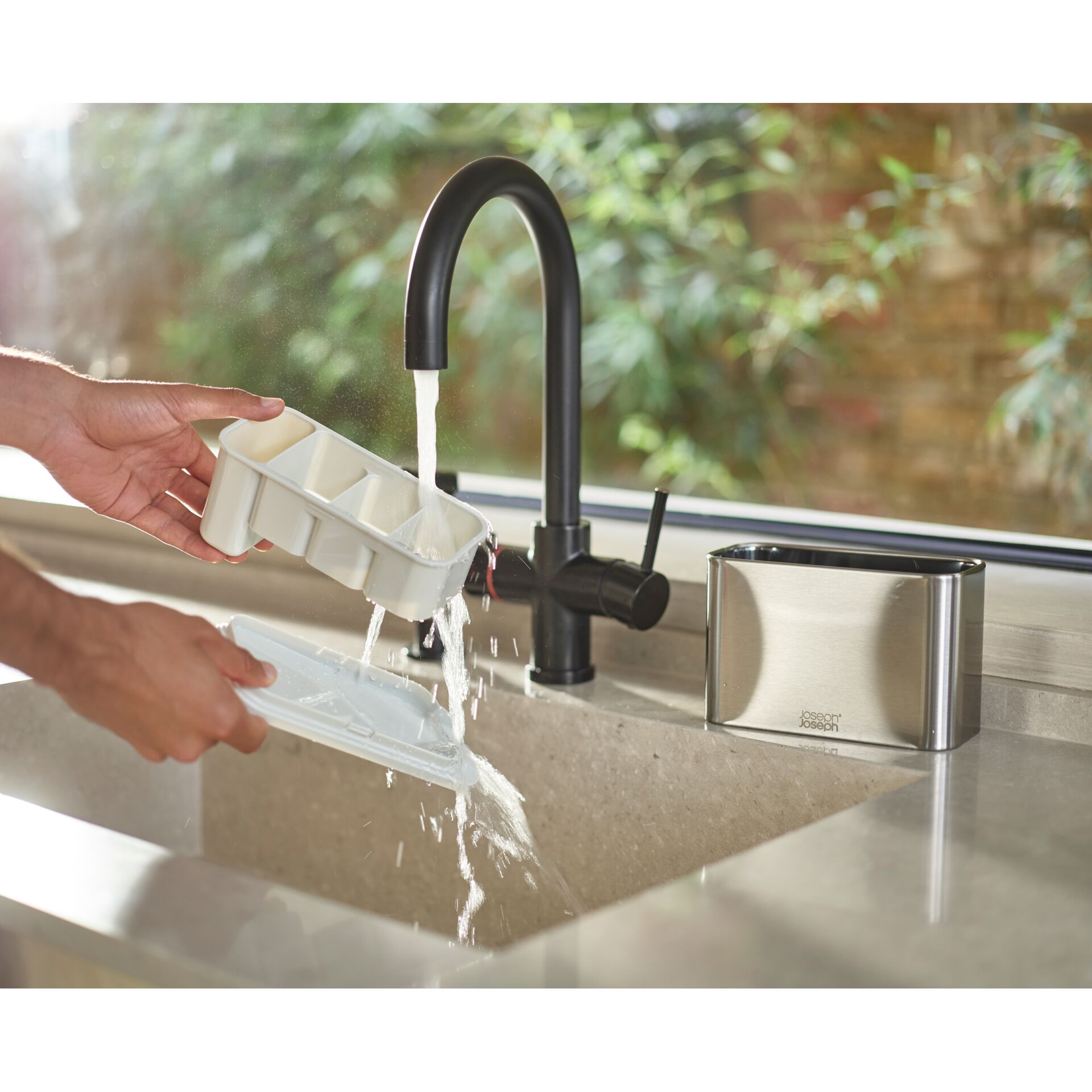 Sinken, Waschbeckenhahn, Körperteil, Hand, Person