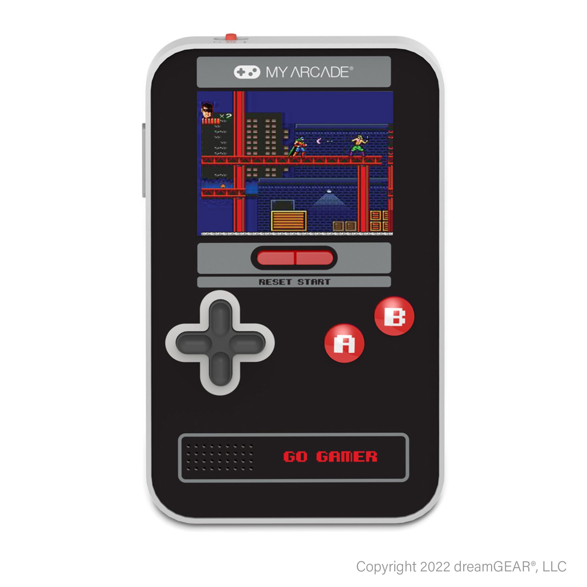 handheld console, portablespielekonsole, retro design, Pixelkunst, go gamer