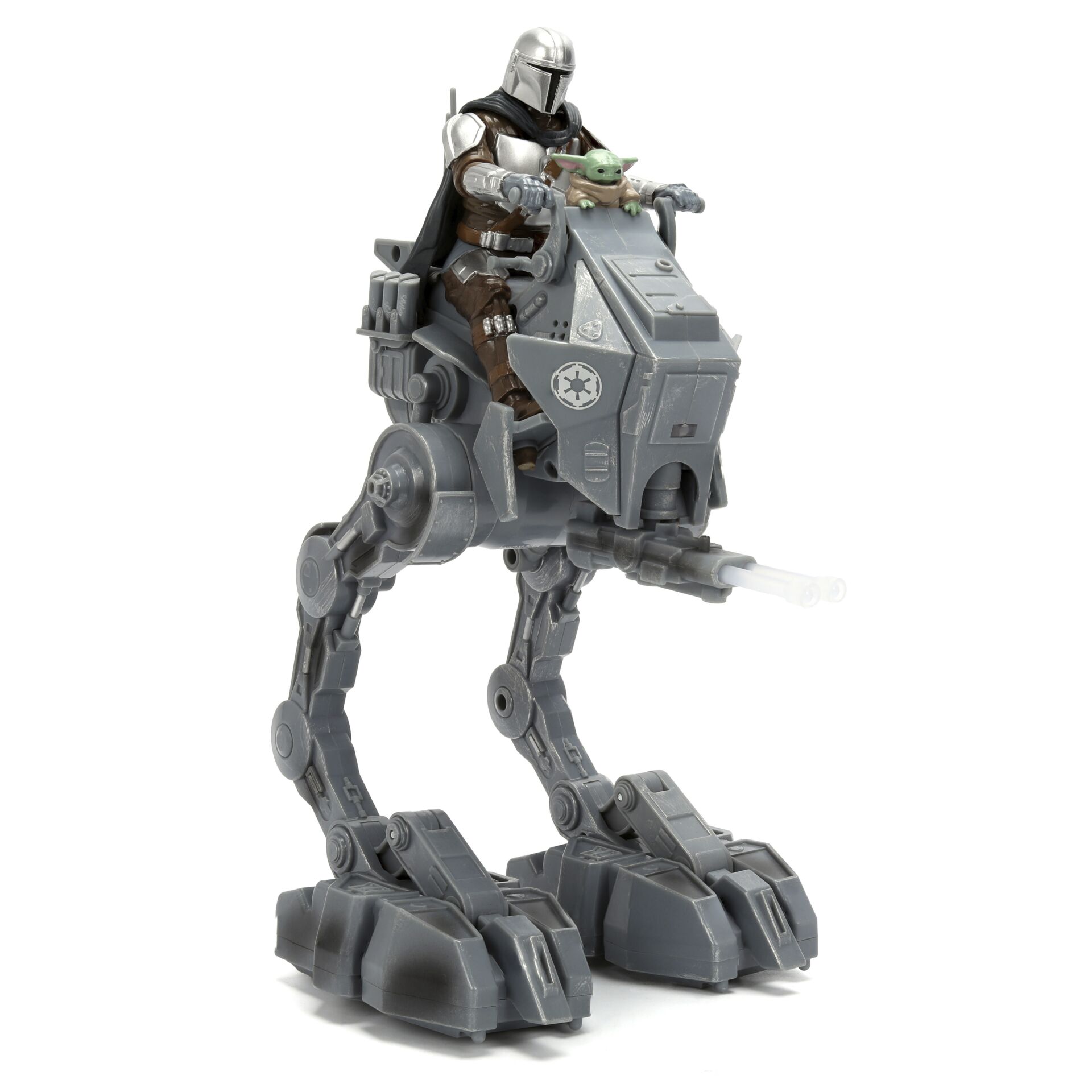 AT-ST, Laufender Roboter, Star Wars, Grau, Mini-figur Zubehör