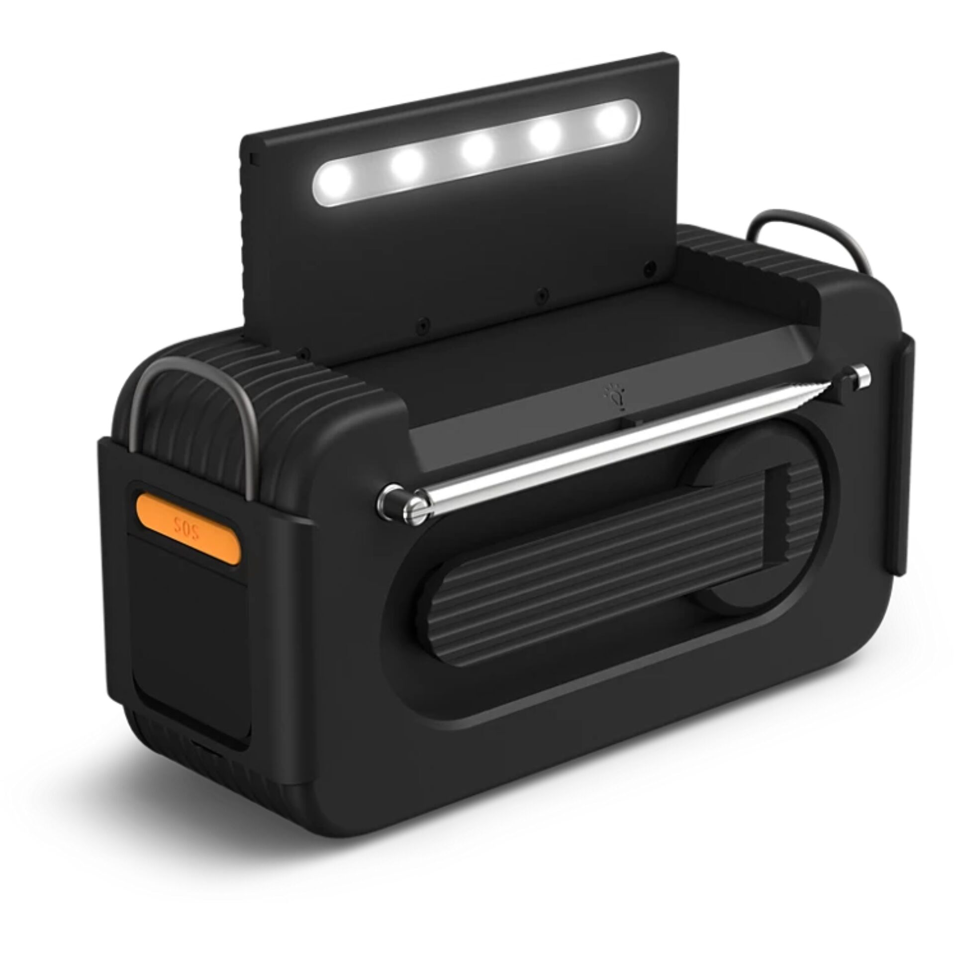 Arbeitslicht, Industrielampe, LED-Streifen, kompakte Taschenlampe, schwarzes Gerät