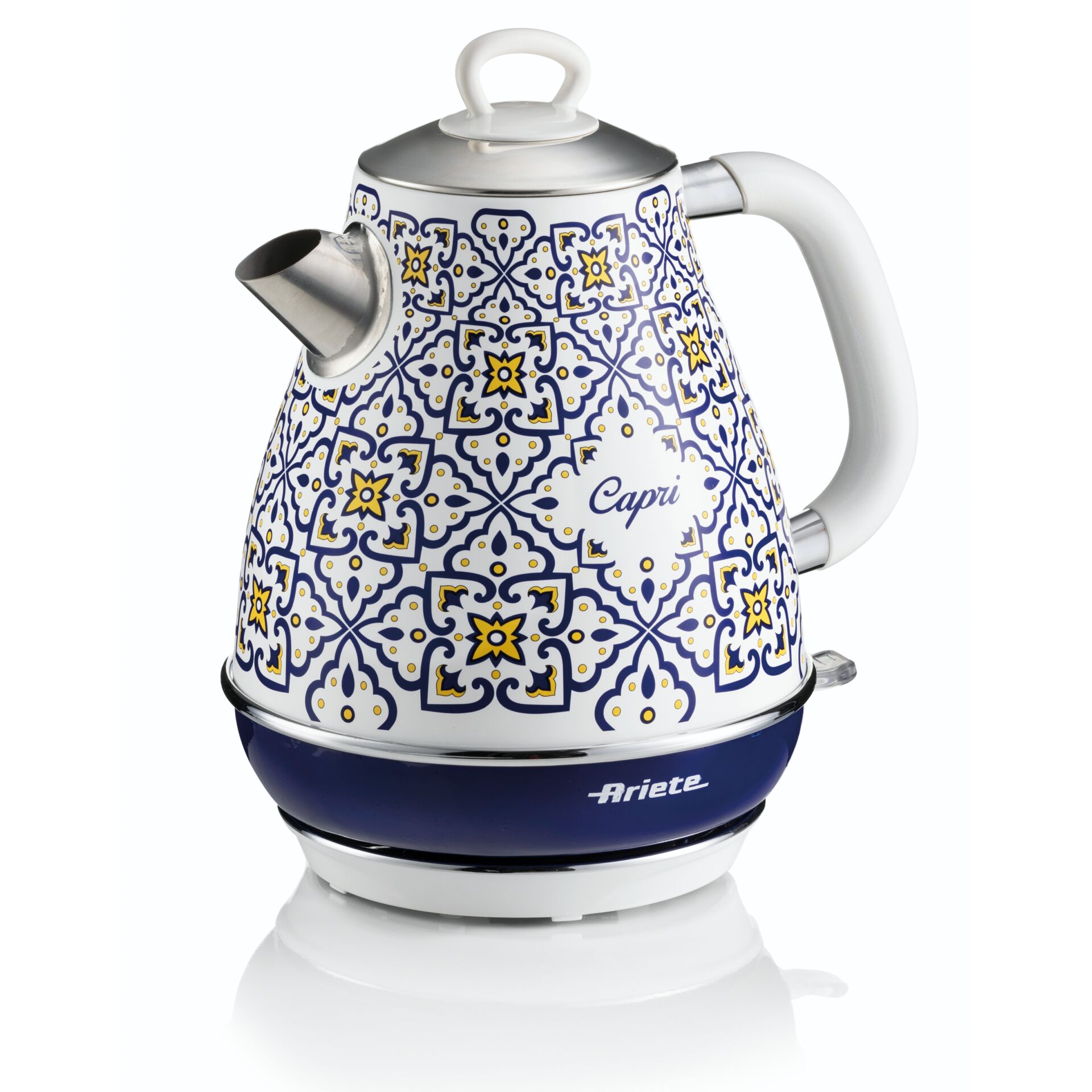 Kochgeschirr, Topf, Töpferei, Wasserkocher, Tasse, Kettle, Patterned kettle, Stainless steel, Spout, Capri