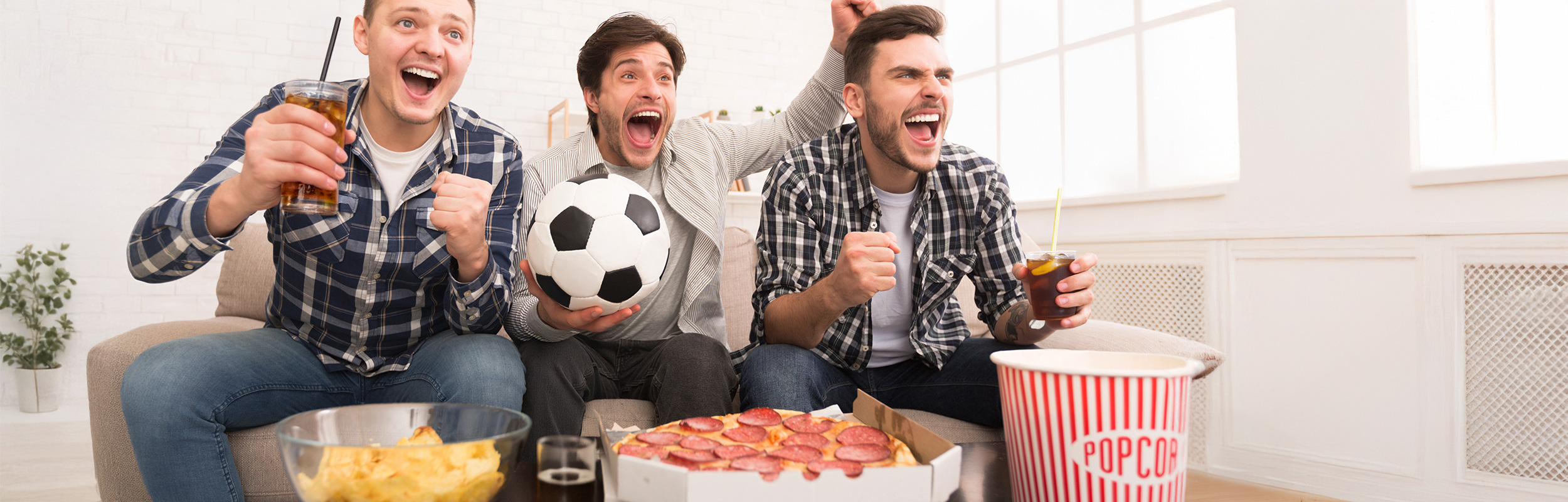 sport, fußball, pizza, snacks, gruppenkonsum