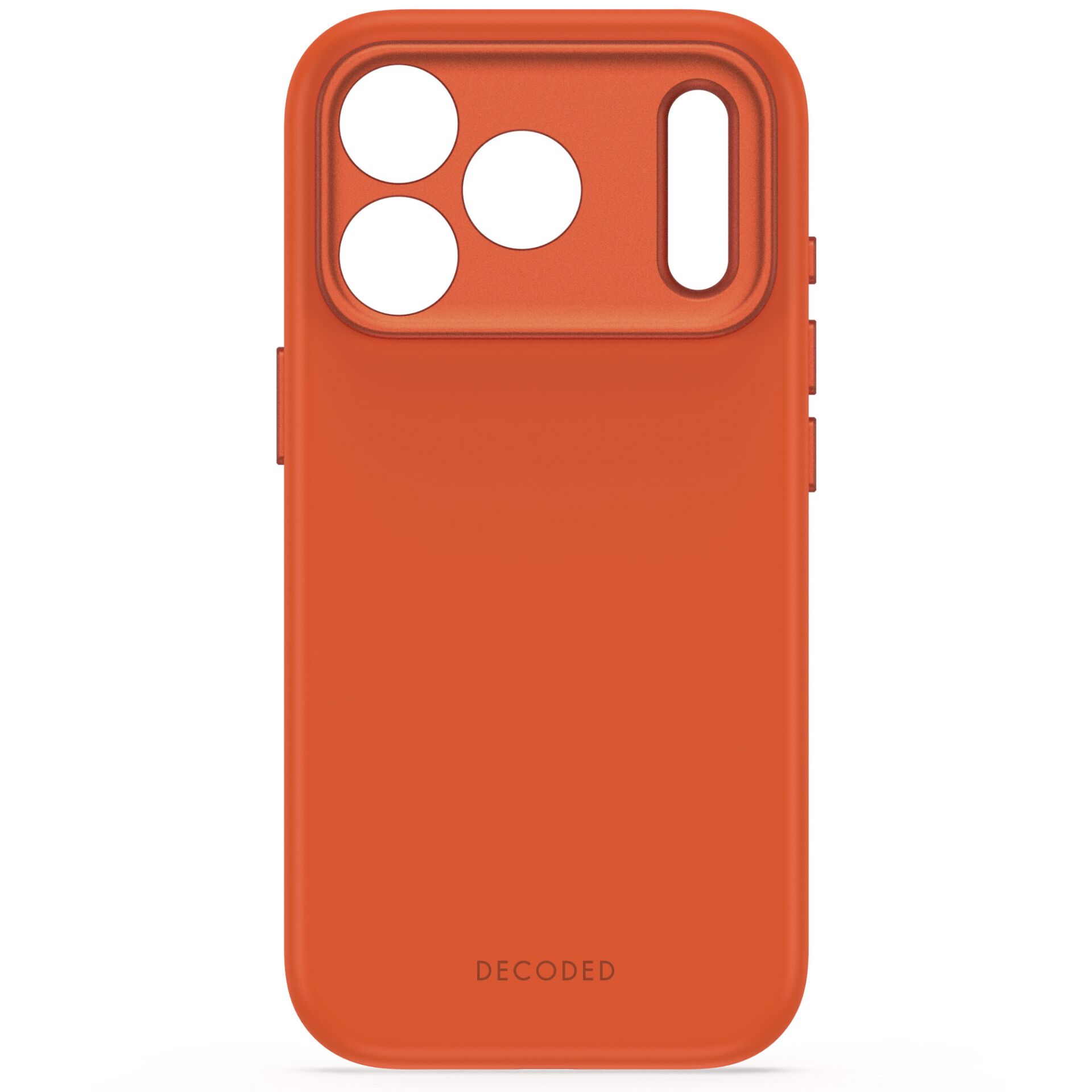 case, telefonhülle, orange, matte, kamera-ausschnitte