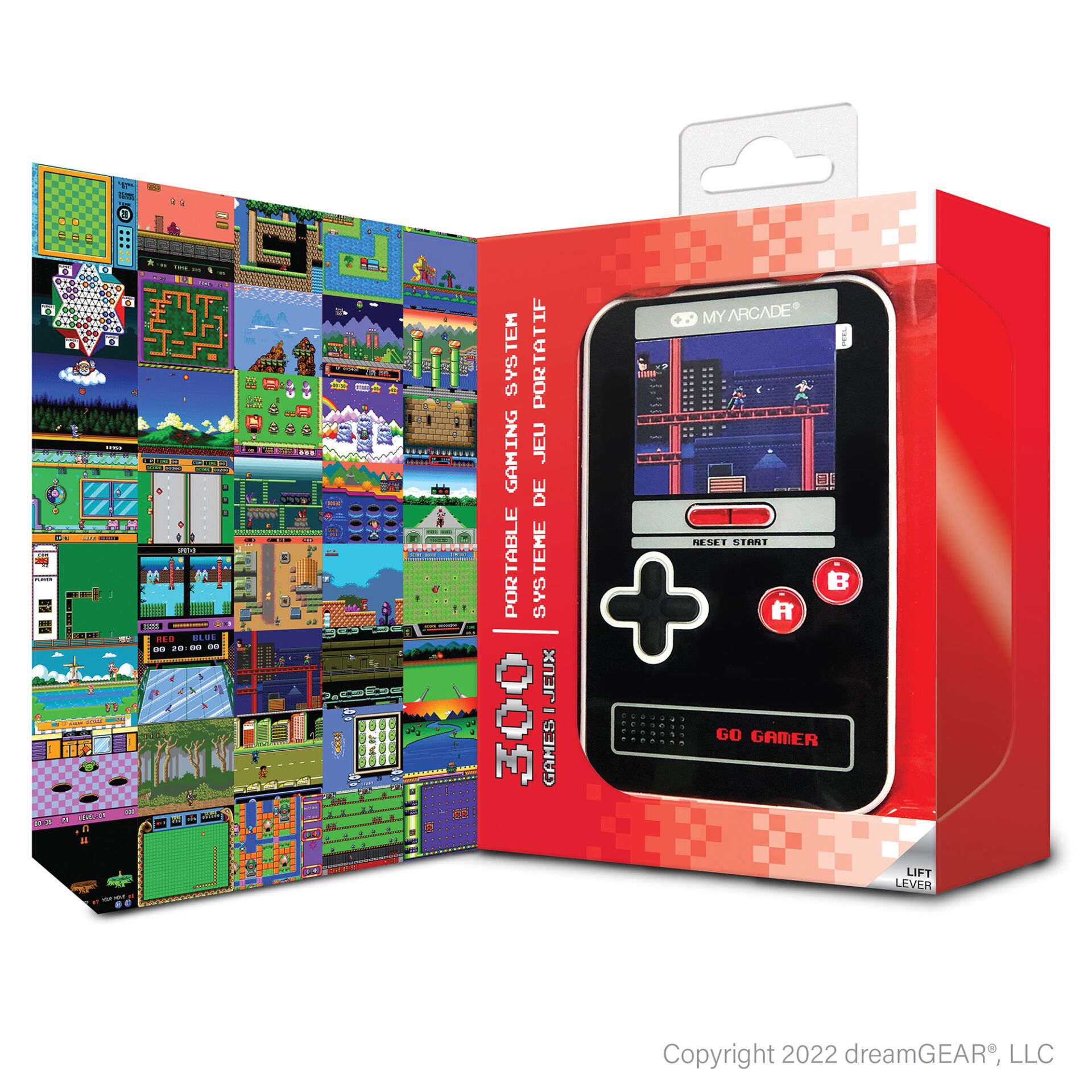 handheld gaming, retro Konsole, Mini-Konsole, Go-Gamer, kompaktes Gerät