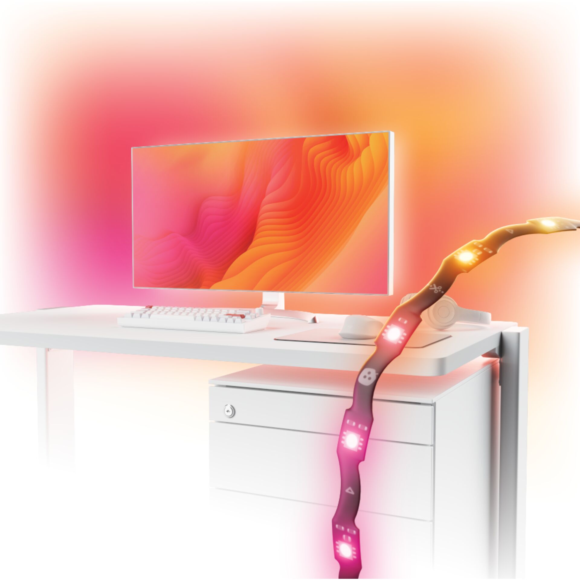 Schreibtisch, Tabelle, Computer, PC, Computerausrüstung