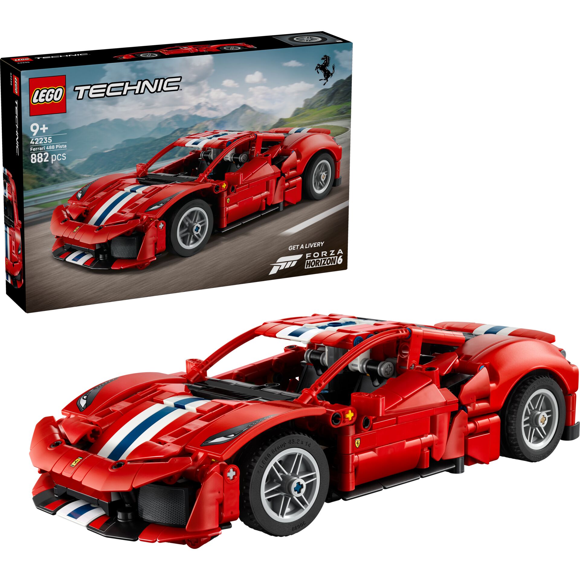 Lego Technic, Ferrari, Rotes Auto, Sportwagen, Bausatz