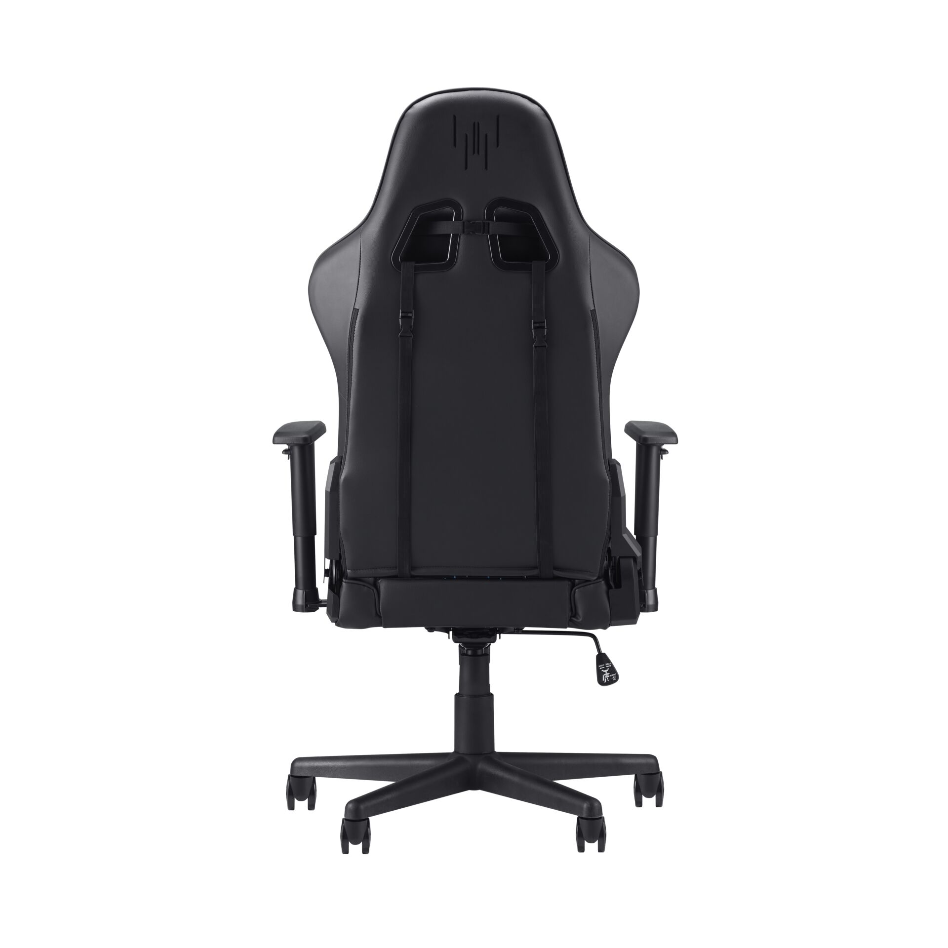 Gaming-Stuhl, Schreibtischstuhl, Schwarz, Rückenlehne, Verstellbare Armlehnen