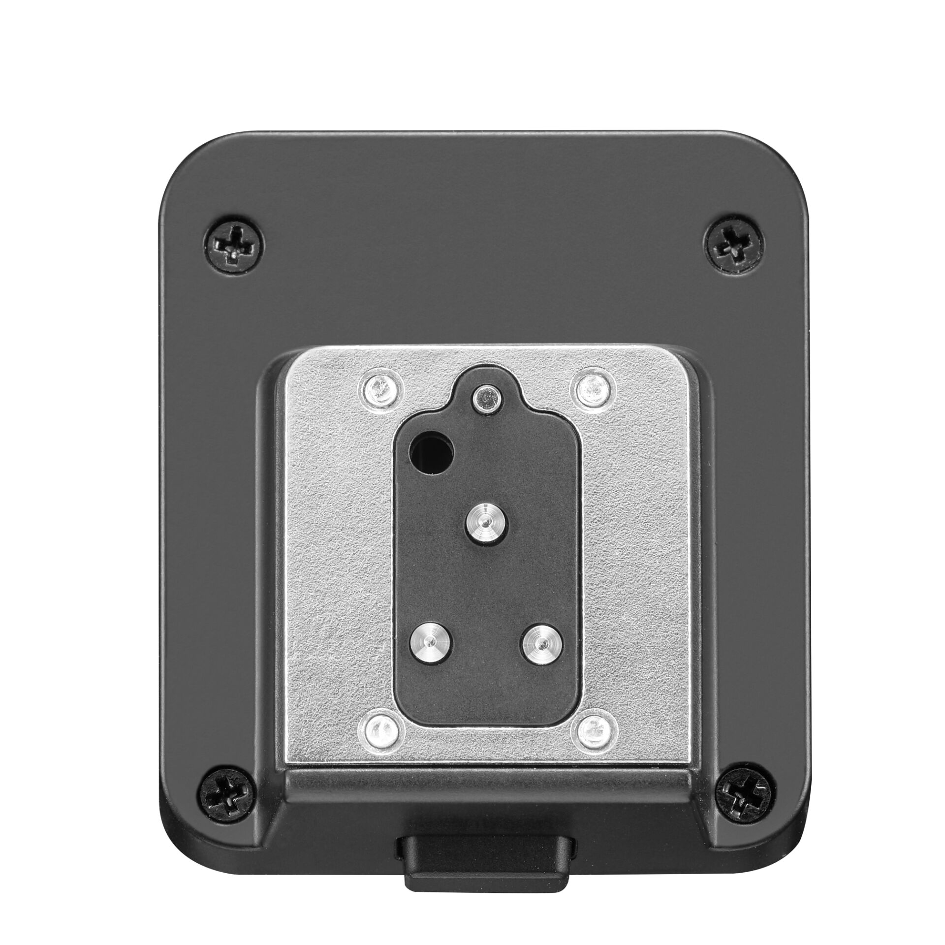 Fotorahmen, Wandmontage, Metallplatte, Schwarz, Sichtaufnahme