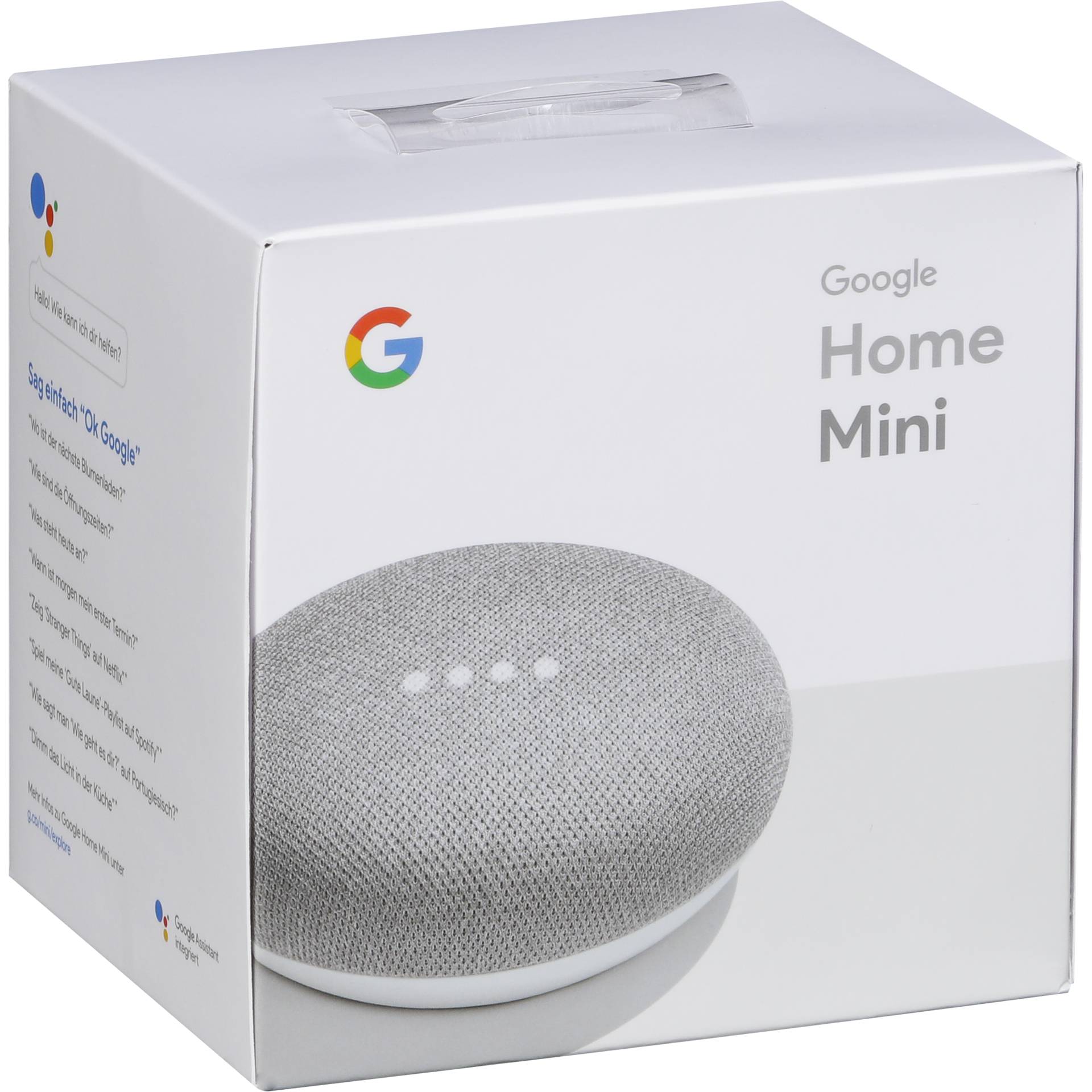 Google Home Mini Kreide Smart Speaker Assistant Kopf, Person, Gesicht, Elektronik