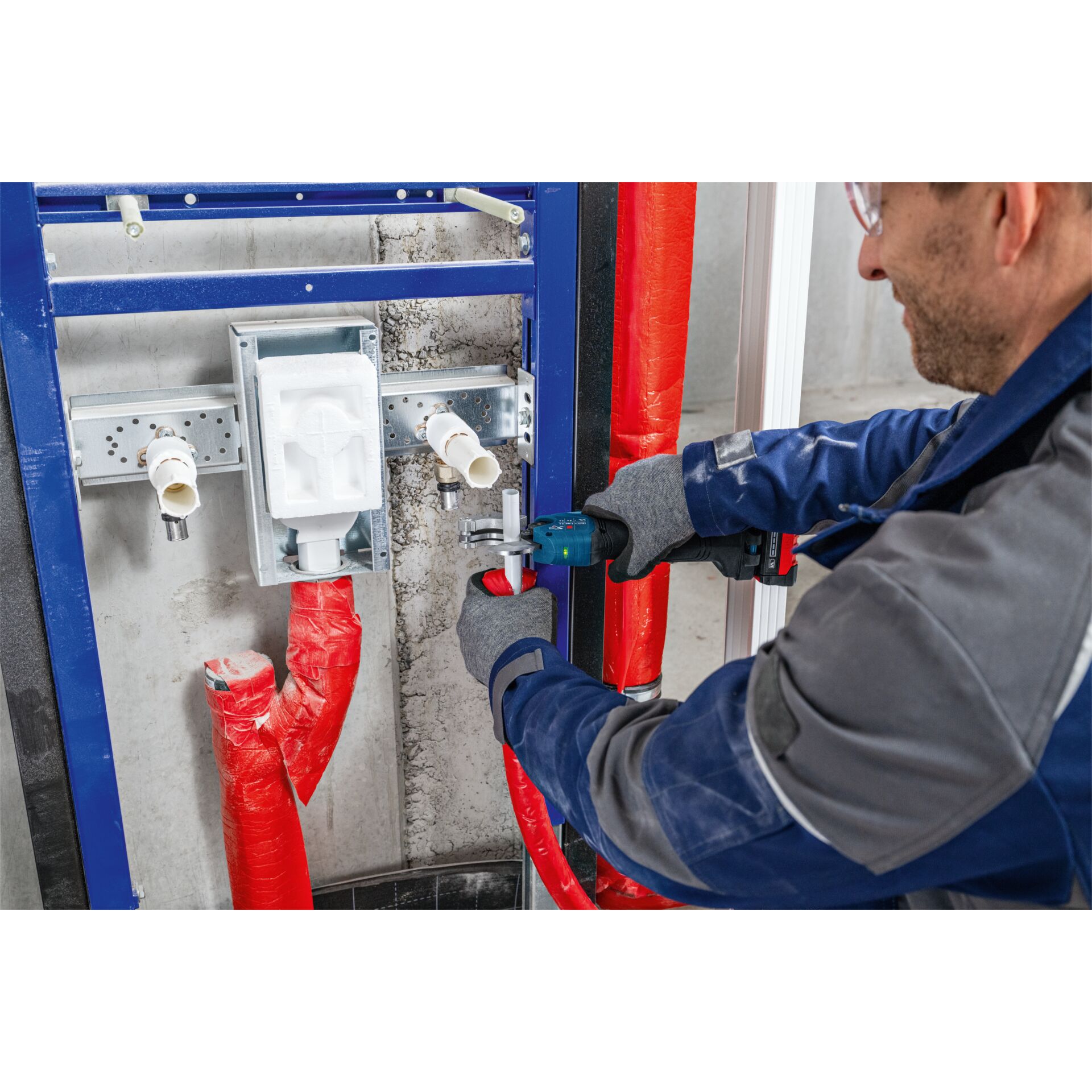 installation, industriell, elektrisch, sanitär, werkzeuge