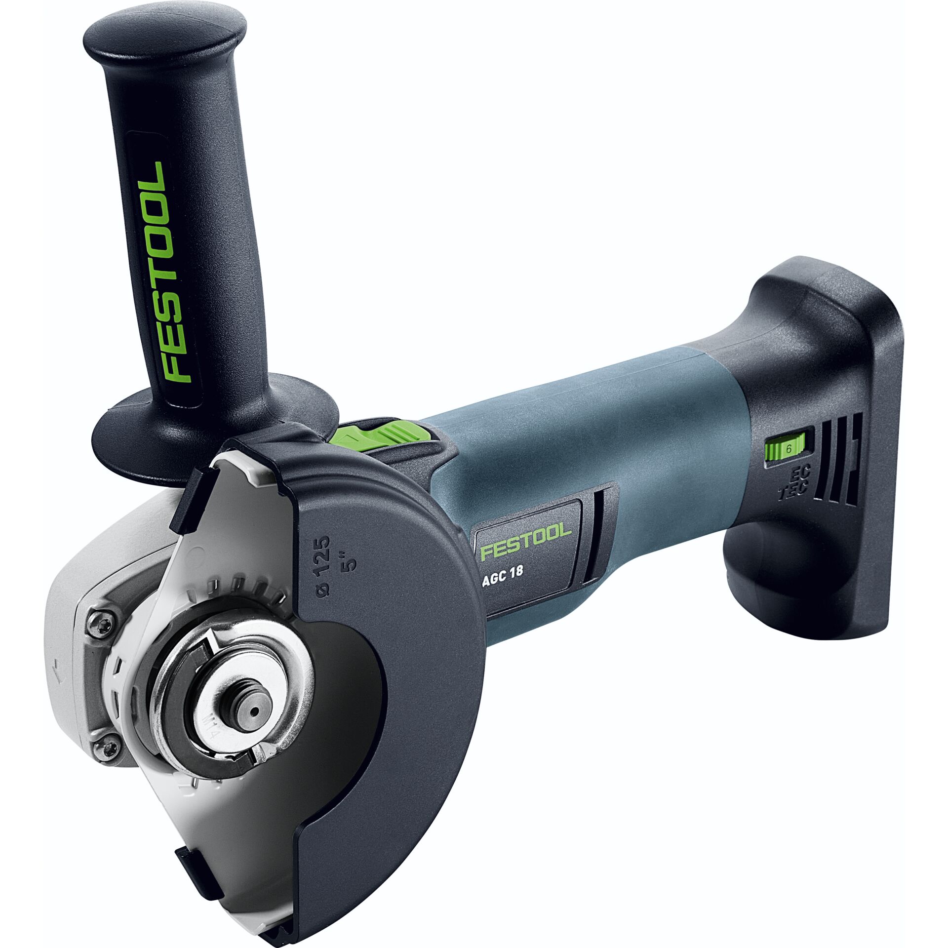 Akku-Kernbohrmaschine, Winkelschleifer, Festool, Schalldämpfer, Griffschutz