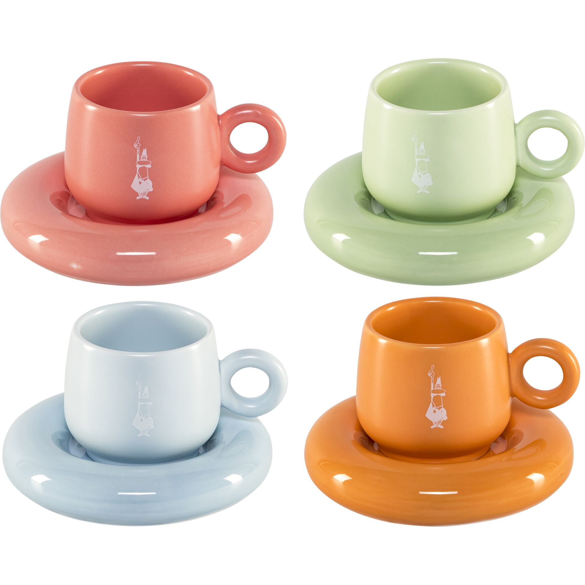 tassen-sets, kaffee-geschirr, porzellan, pastellfarben, mehrfarbig