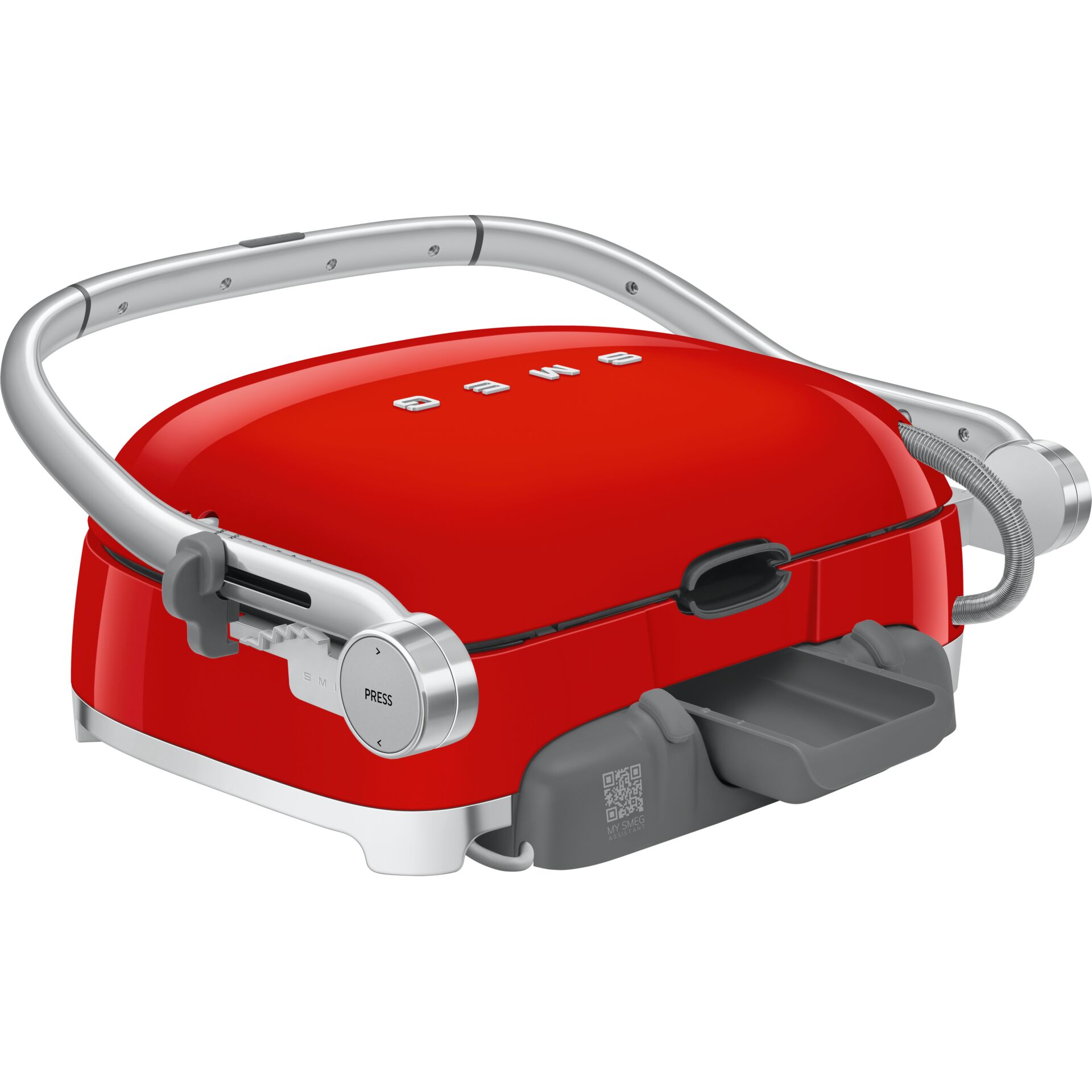 Toaster, Roter Toaster, Küchengerät, Aufknopfbar, Bedienung Drehknopf