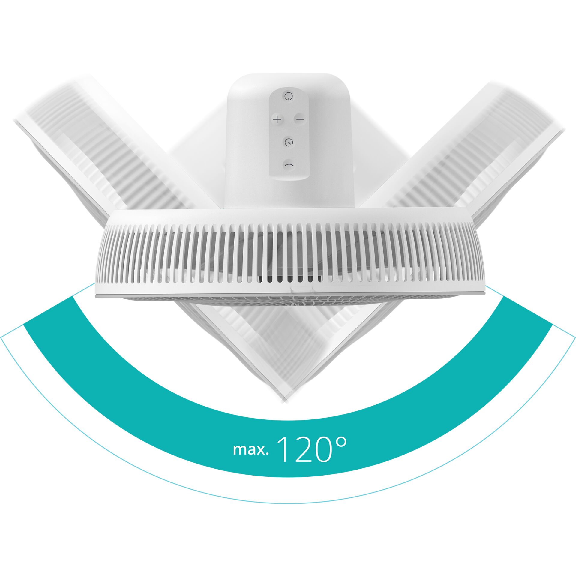 Deckenventilator, Ventilator, Deckenlüfter, 3D-Animation, maximalwinkel