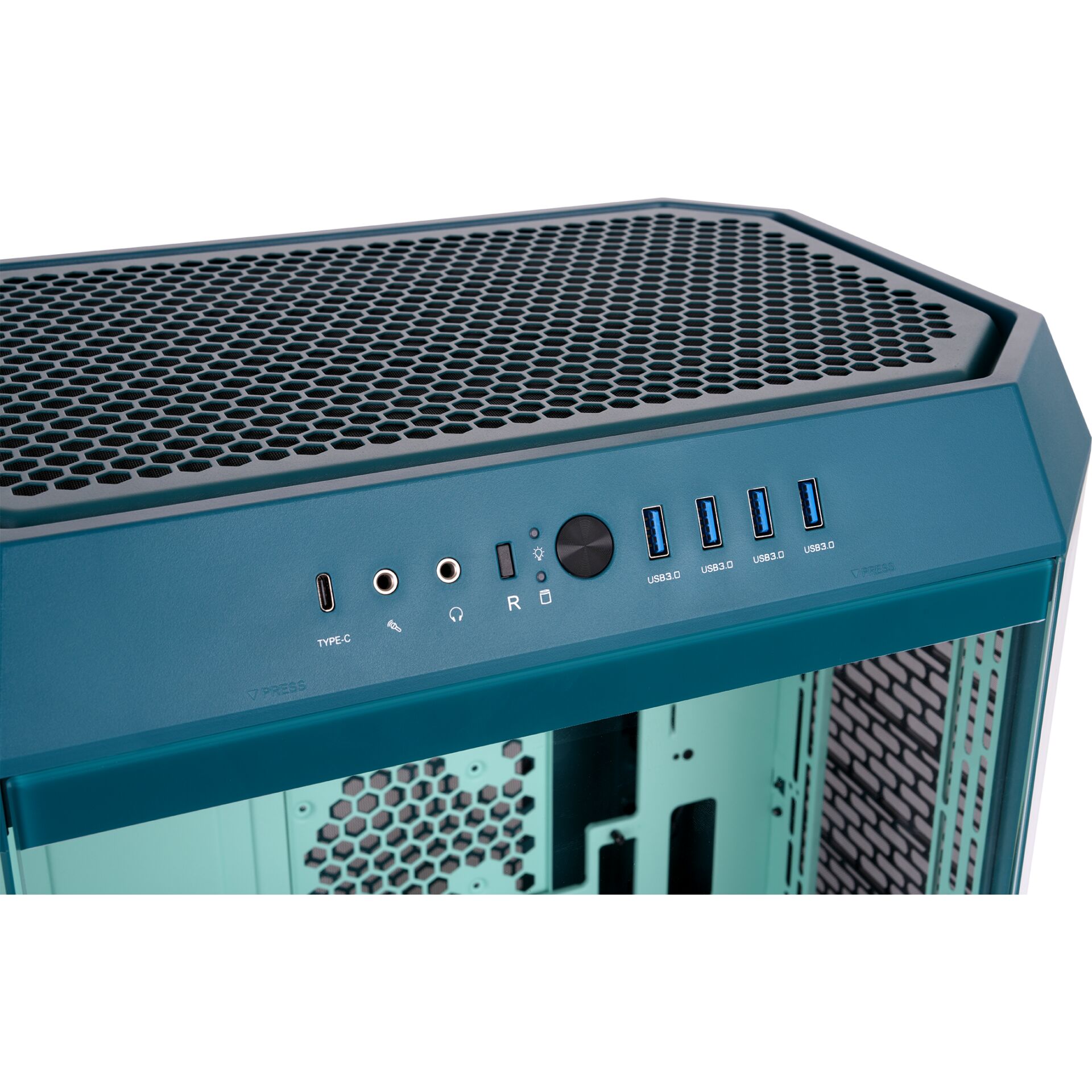 ui-ports, usb-audio, case-top, mesh-top, tower-boot