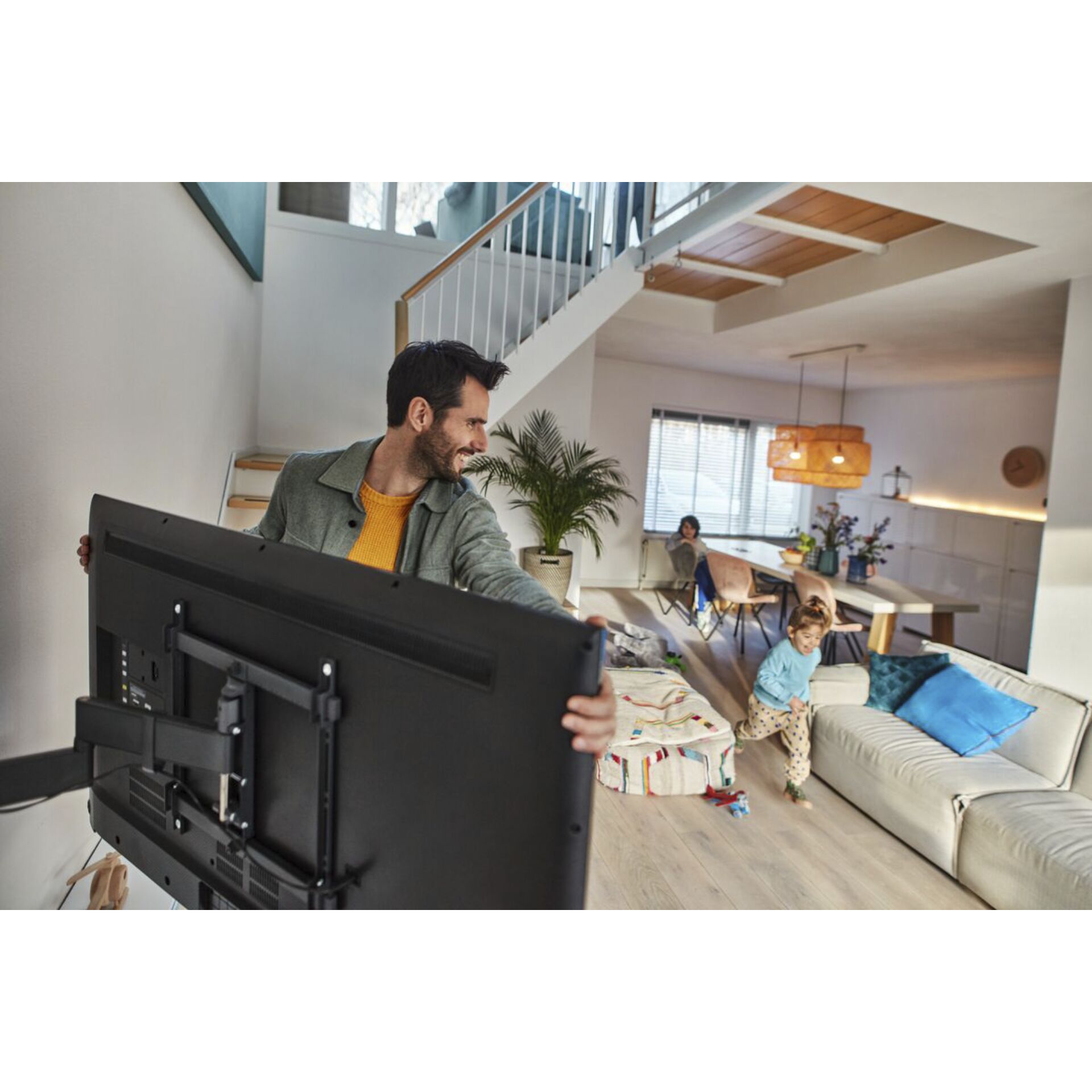 Wohnzimmer, Innenarchitektur, Couch, Tabelle, Bildschirm