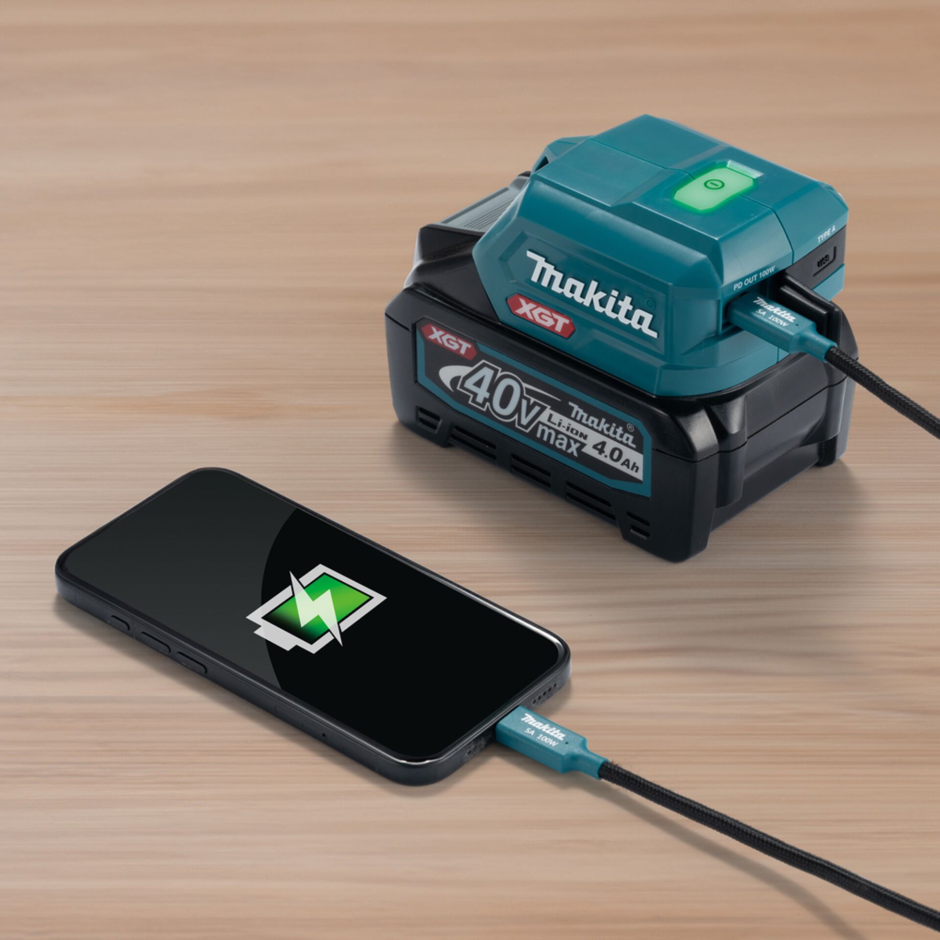 Akku, Schrauberakku, Lithium-Ionen, 40V, Ladegerät