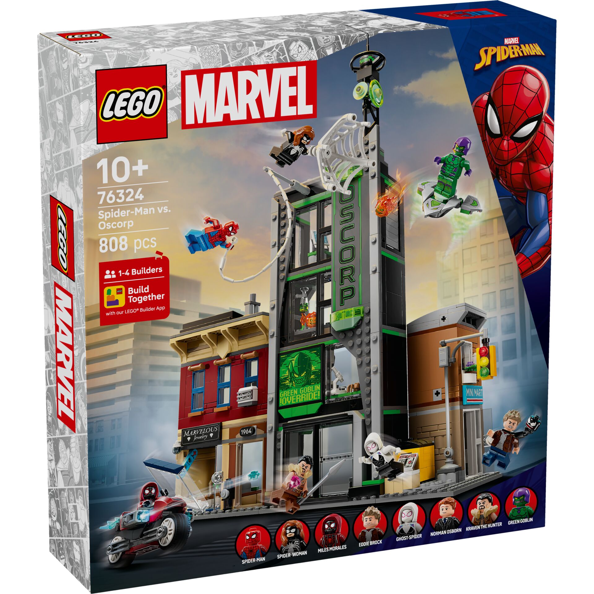 LEGO Marvel Super Heroes 76324  Spider-Man vs. Oscorp
