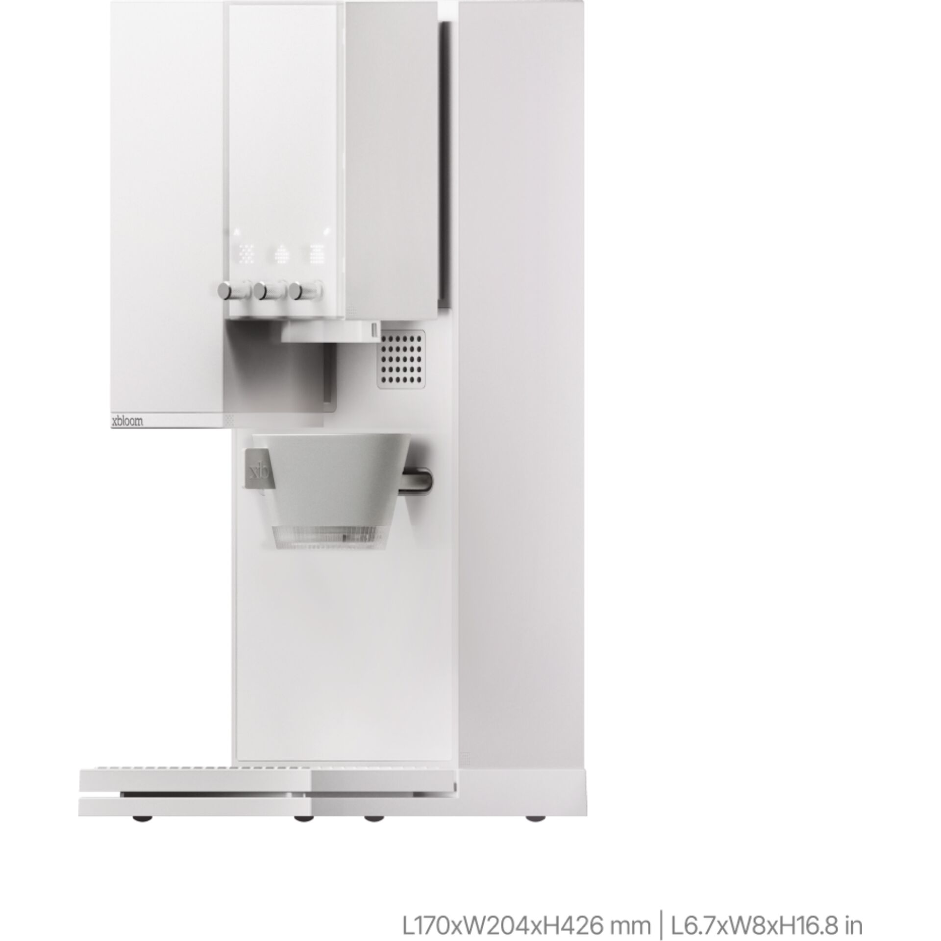 Kaffeemaschine, Kaffeeautomat, Weiß, Kaffeeausgabe, Hochformat