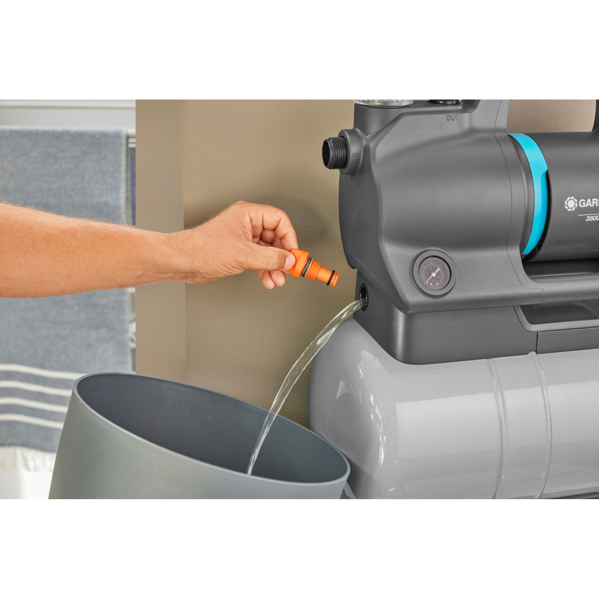 Sinken, Waschbeckenhahn