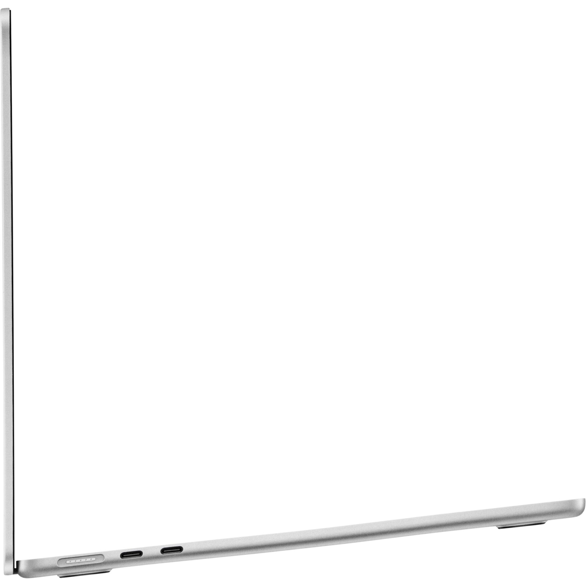 Laptop, dünn, Silber, Seitliche Ansicht, USB-C