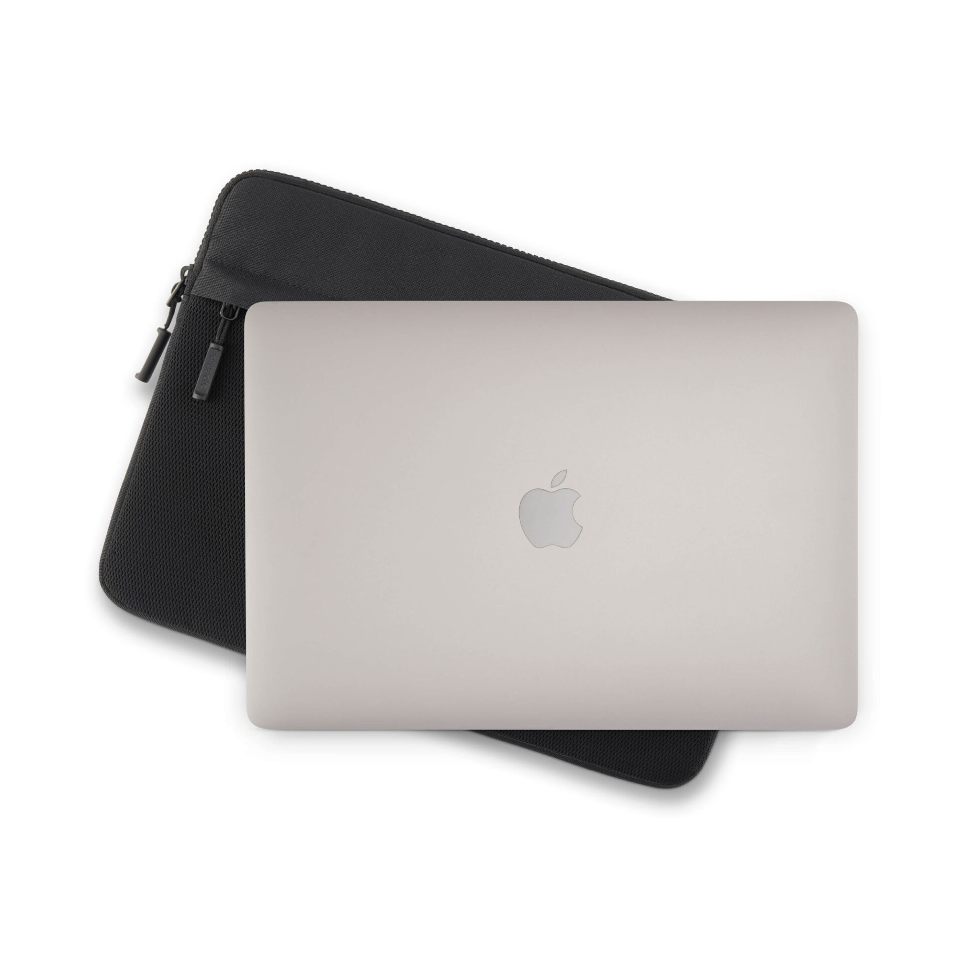Laptop, MacBook, Silber, Apple-Logo, Hülle inklusive
