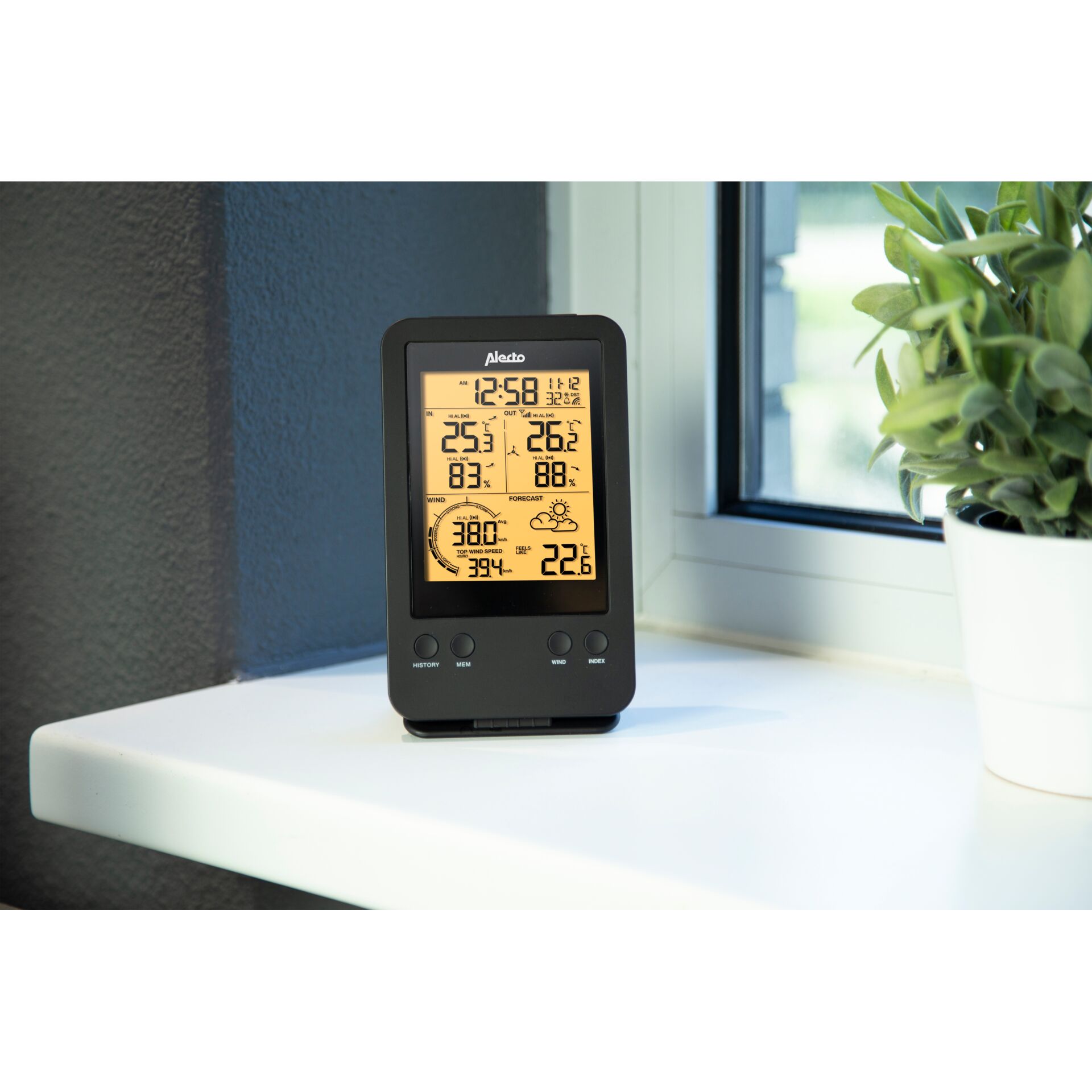 Wetterstation, Digitalanzeige, Uhr, Tischgerät, Wetterstation?