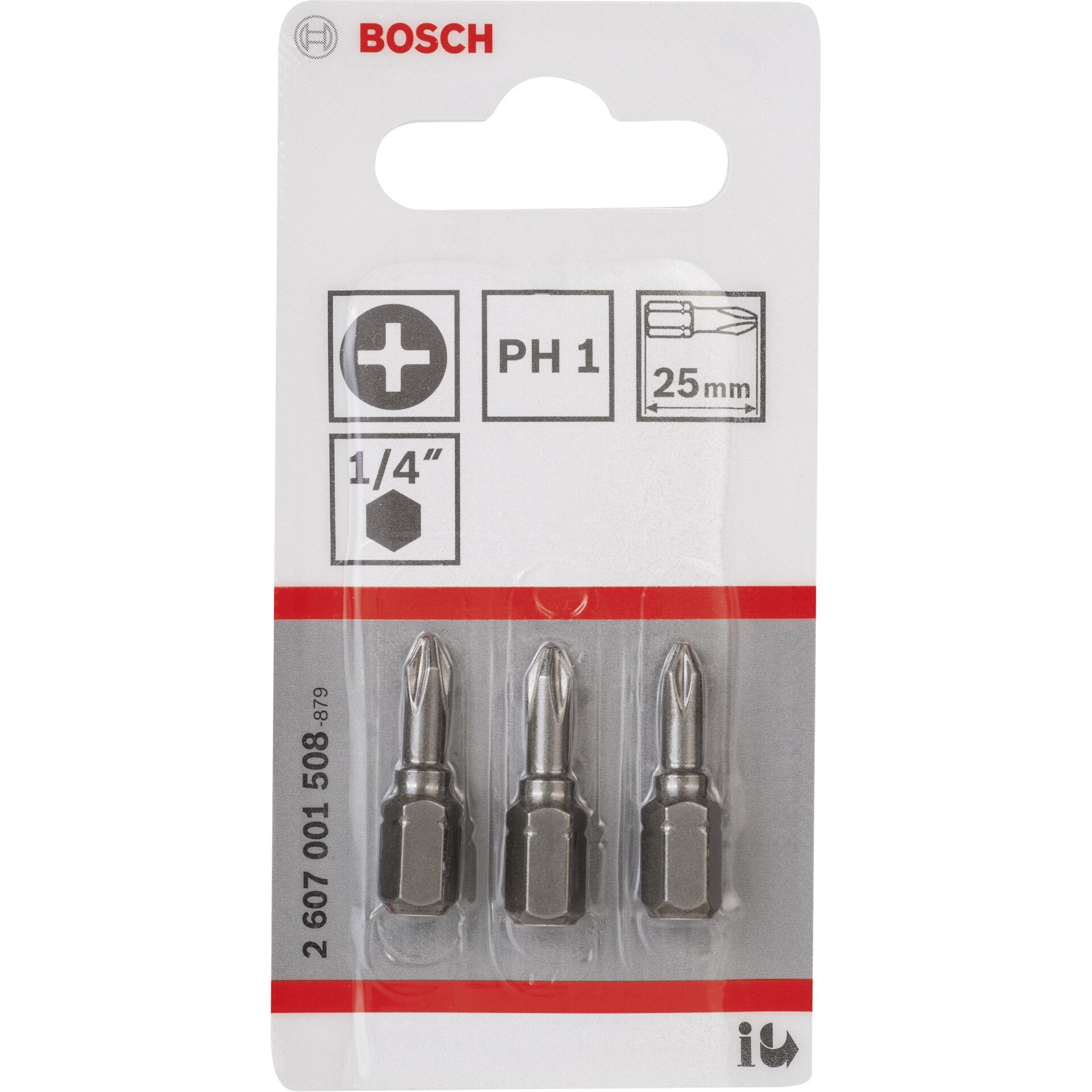 Bosch 3ST PH Kreuzs. Bit  Gr. 1 XH 25mm
