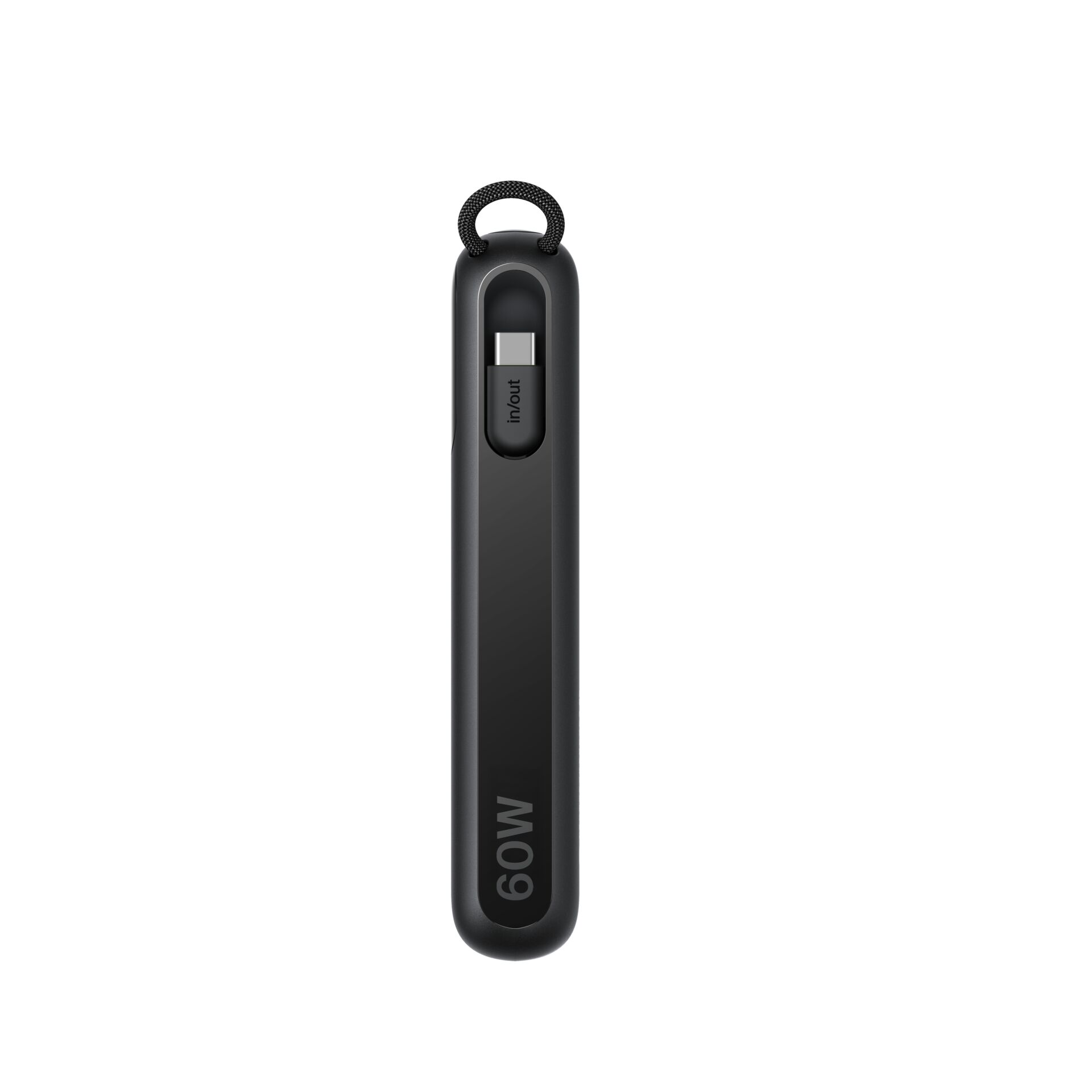 Powerbank, 60W, USB-C, Schlank, Lanyard