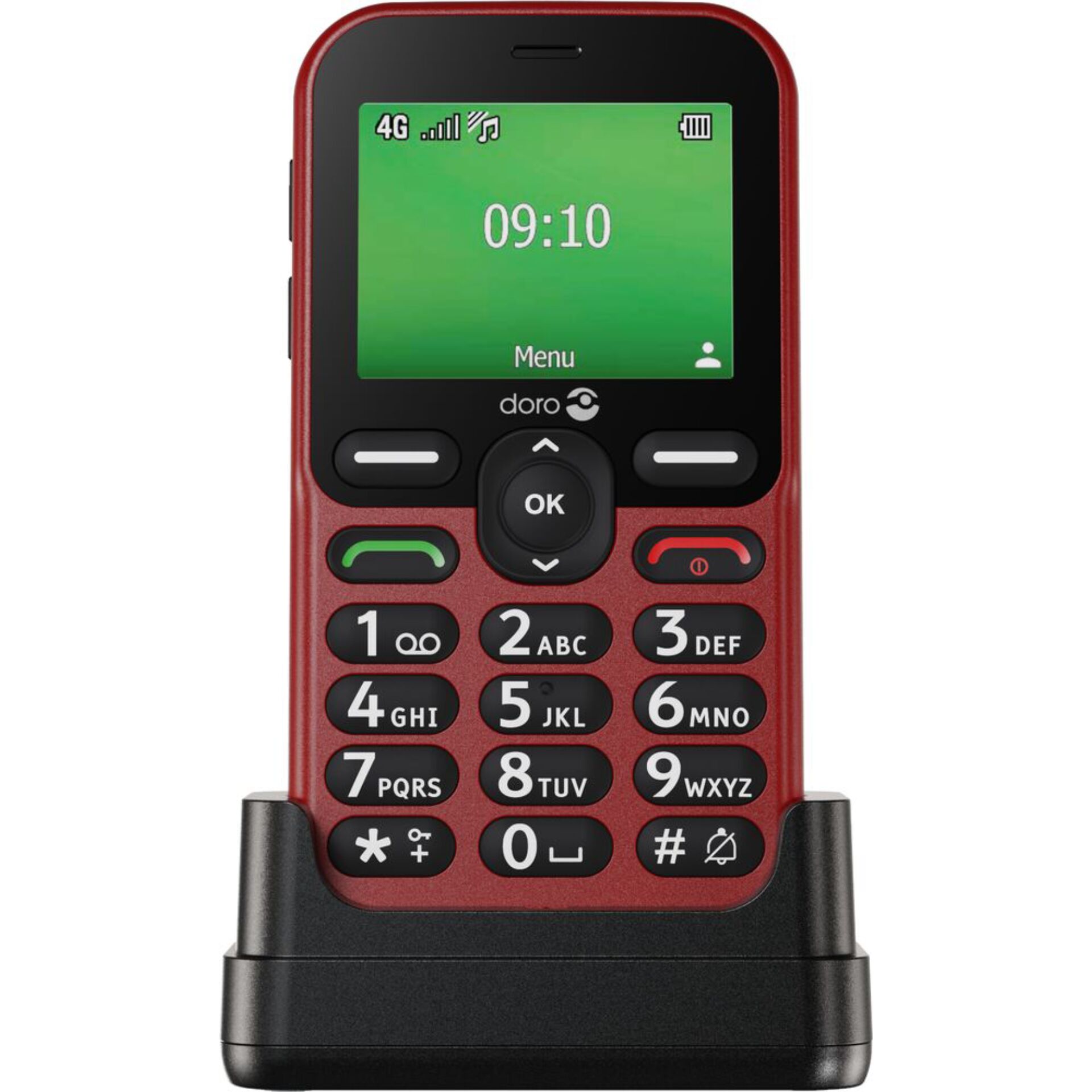 Tragbares Telefon, Drahtloses Telefon, Kleines GSM-Gerät, Tastaturhandy, Mobiltelefon with physical keypad