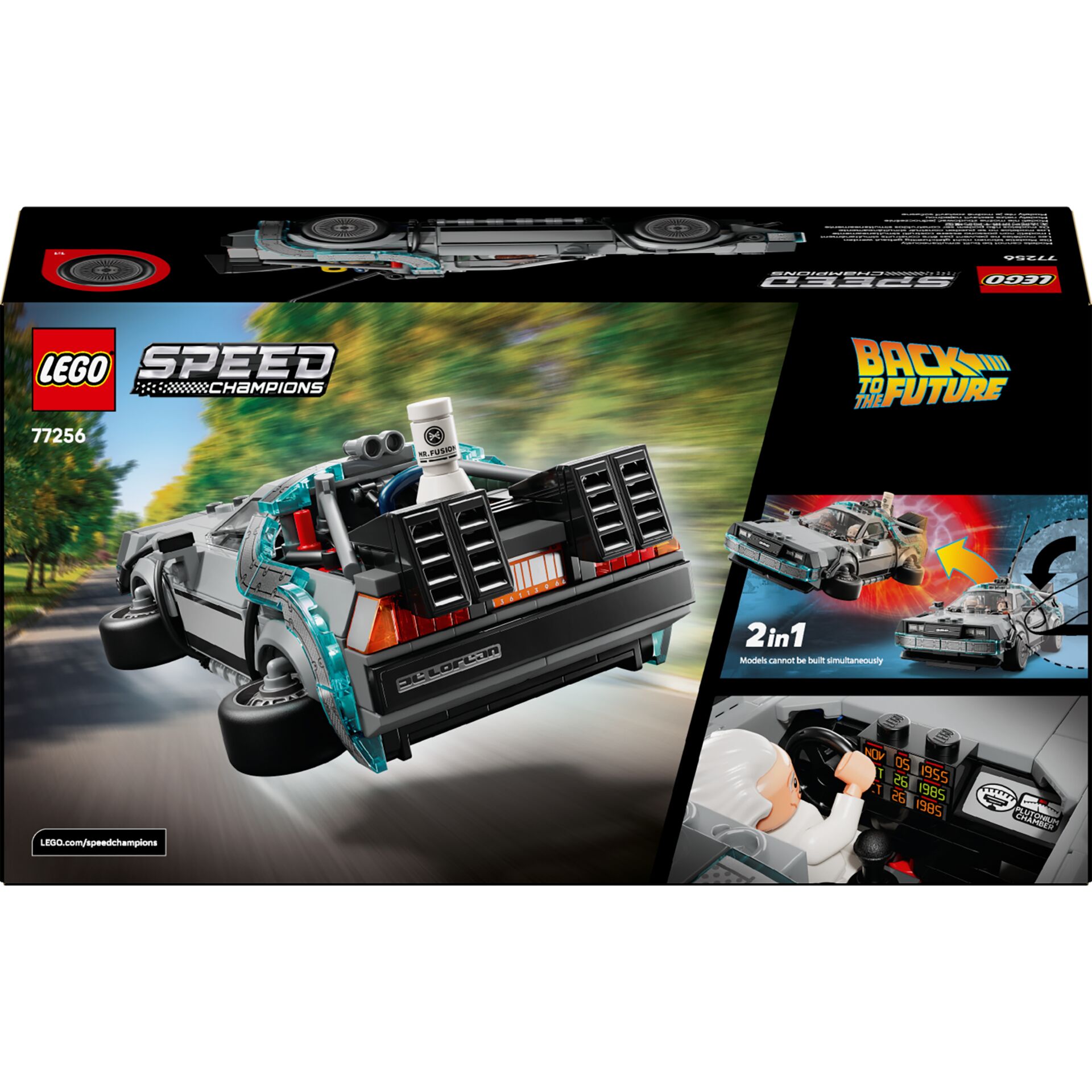 Speed Champions, Rennwagen, Lego, Set 77256, Zurück in die Zukunft