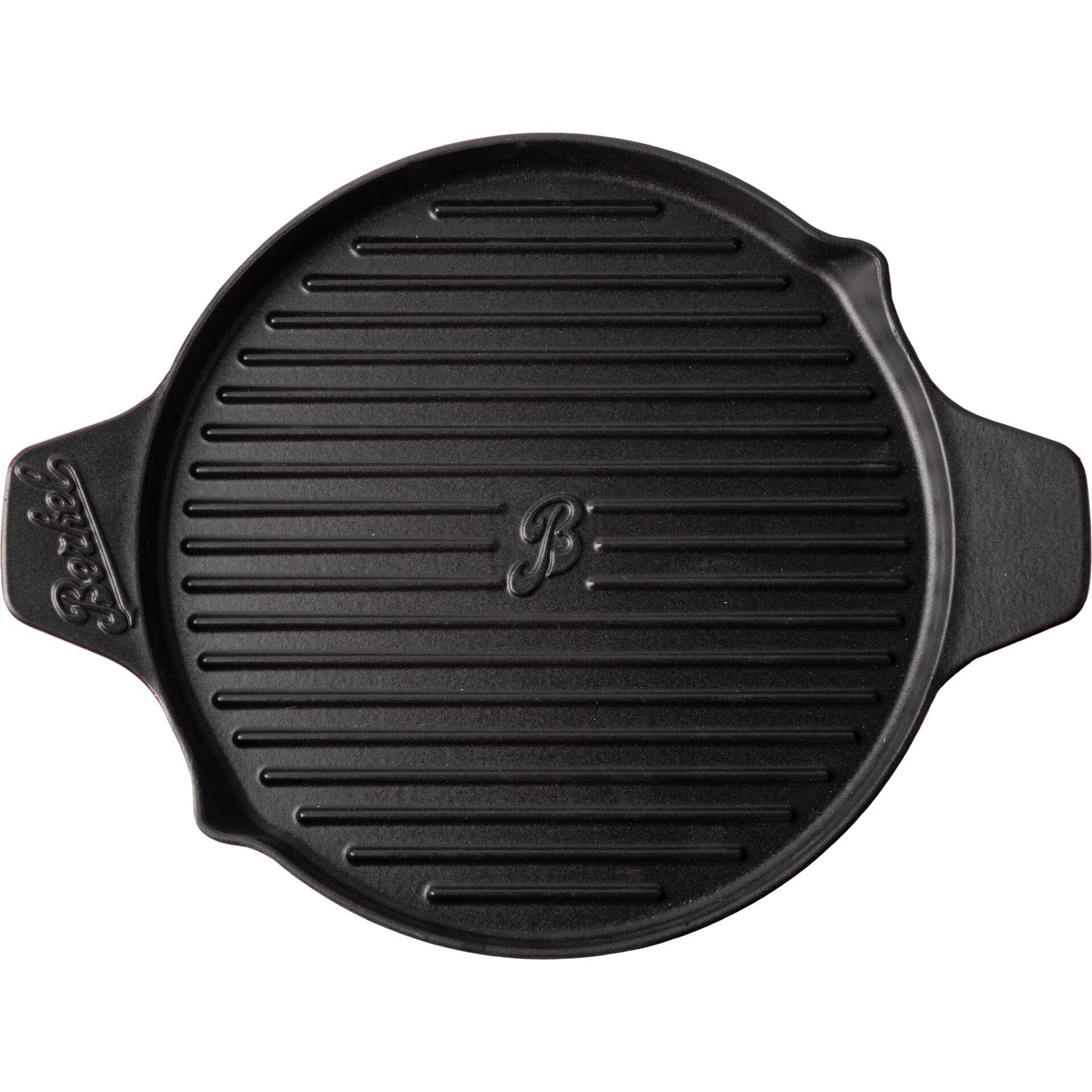 Grillpfanne, Gusseisen, Grillplatte, Rillenplatte, Backpresse